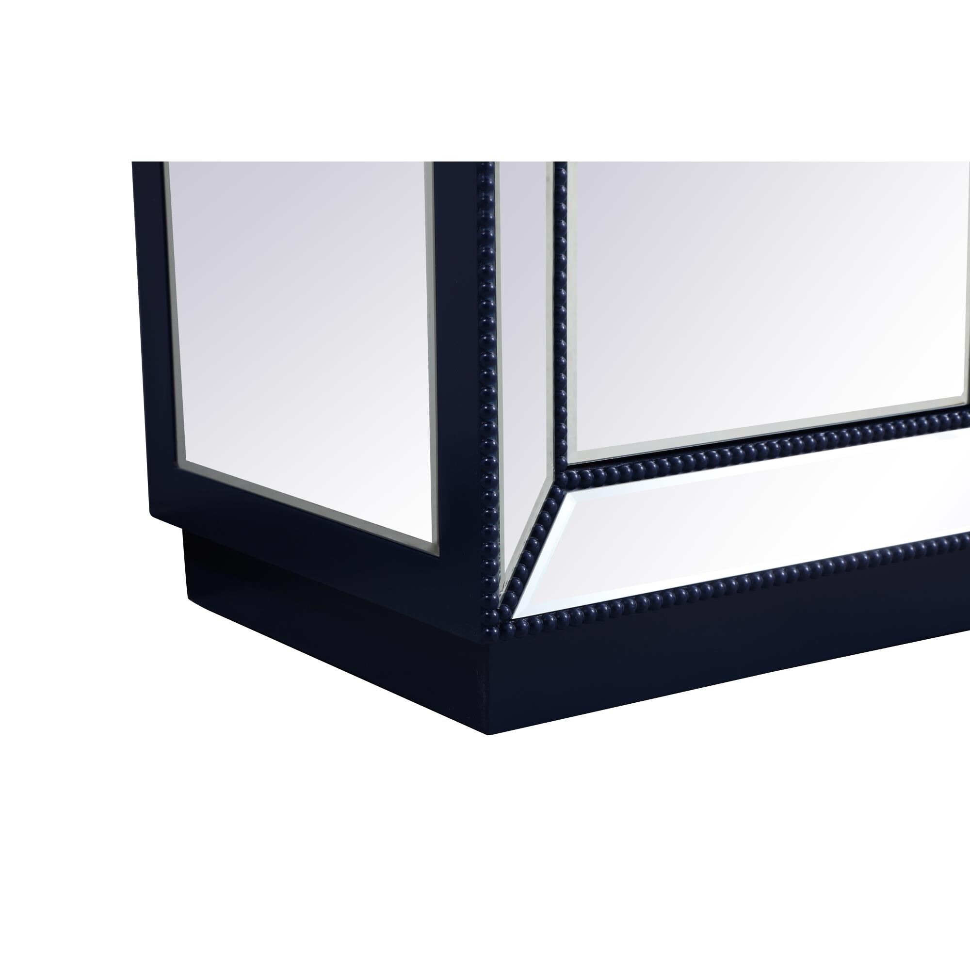 Shown in Blue finish