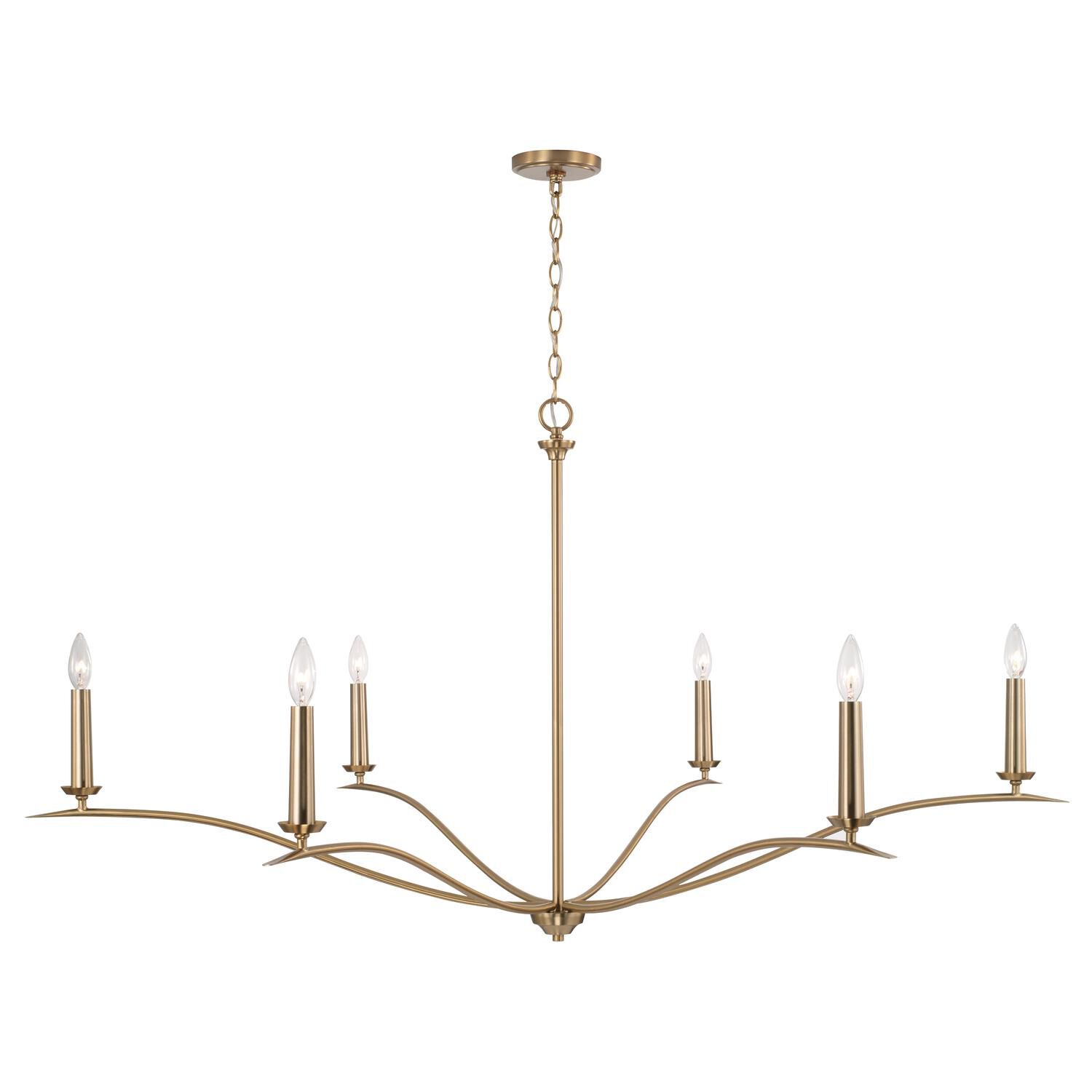 Grady 57 Inch 6 Light Chandelier by Capital Lighting Fixture Company