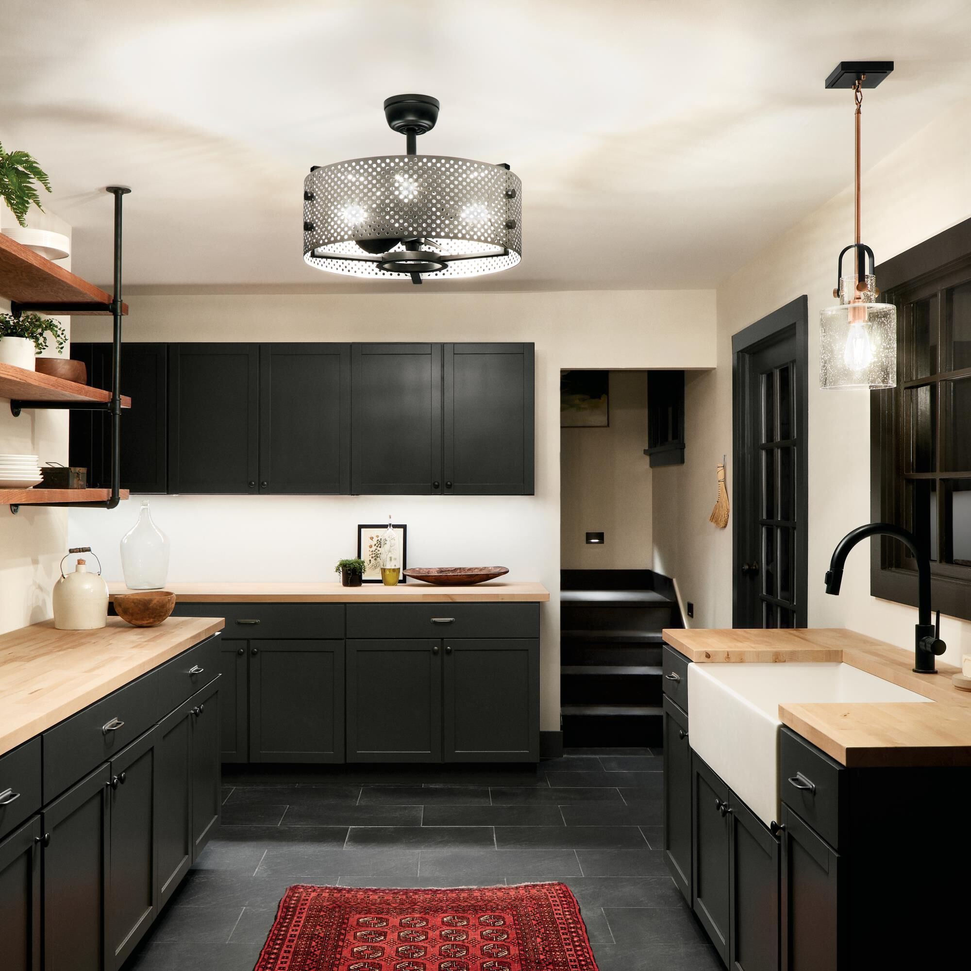 Shown in Satin Black finish