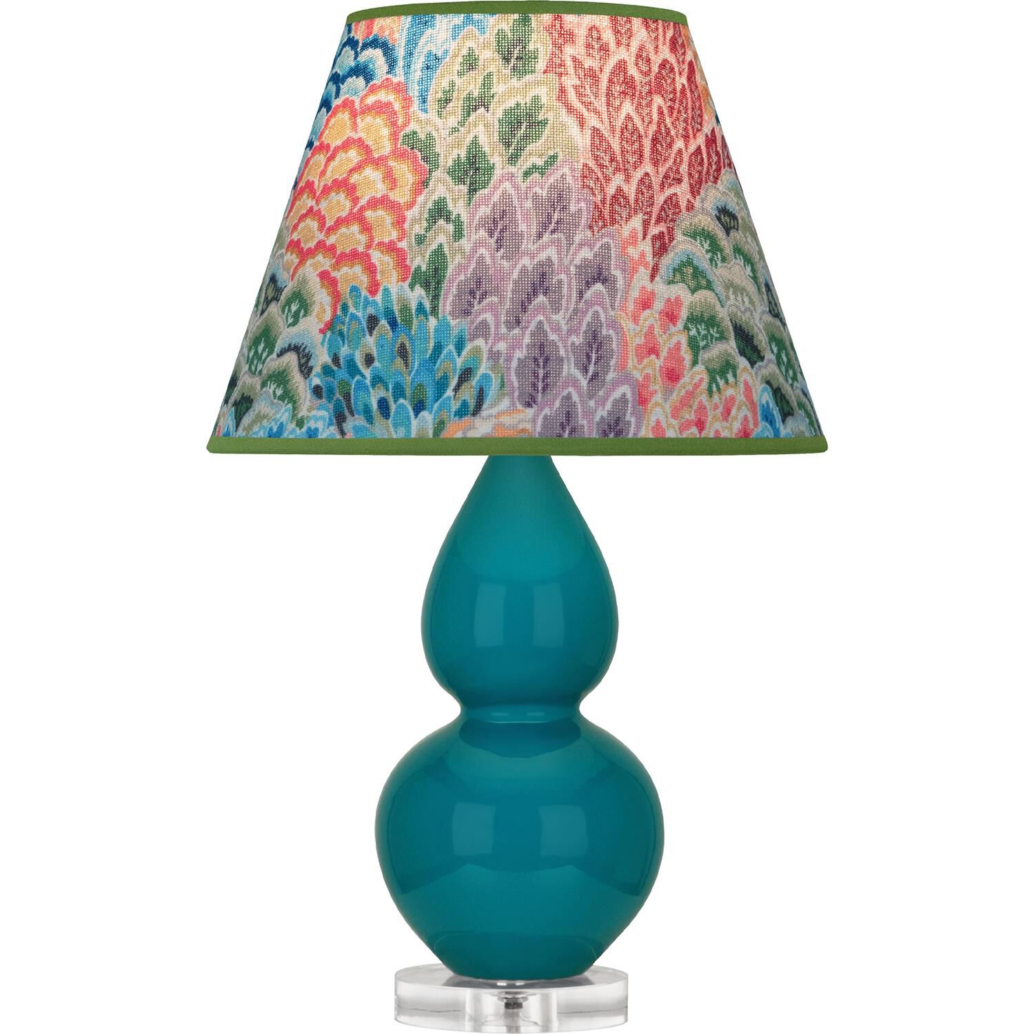 Small Double Gourd 23 Inch Table Lamp by Robert Abbey