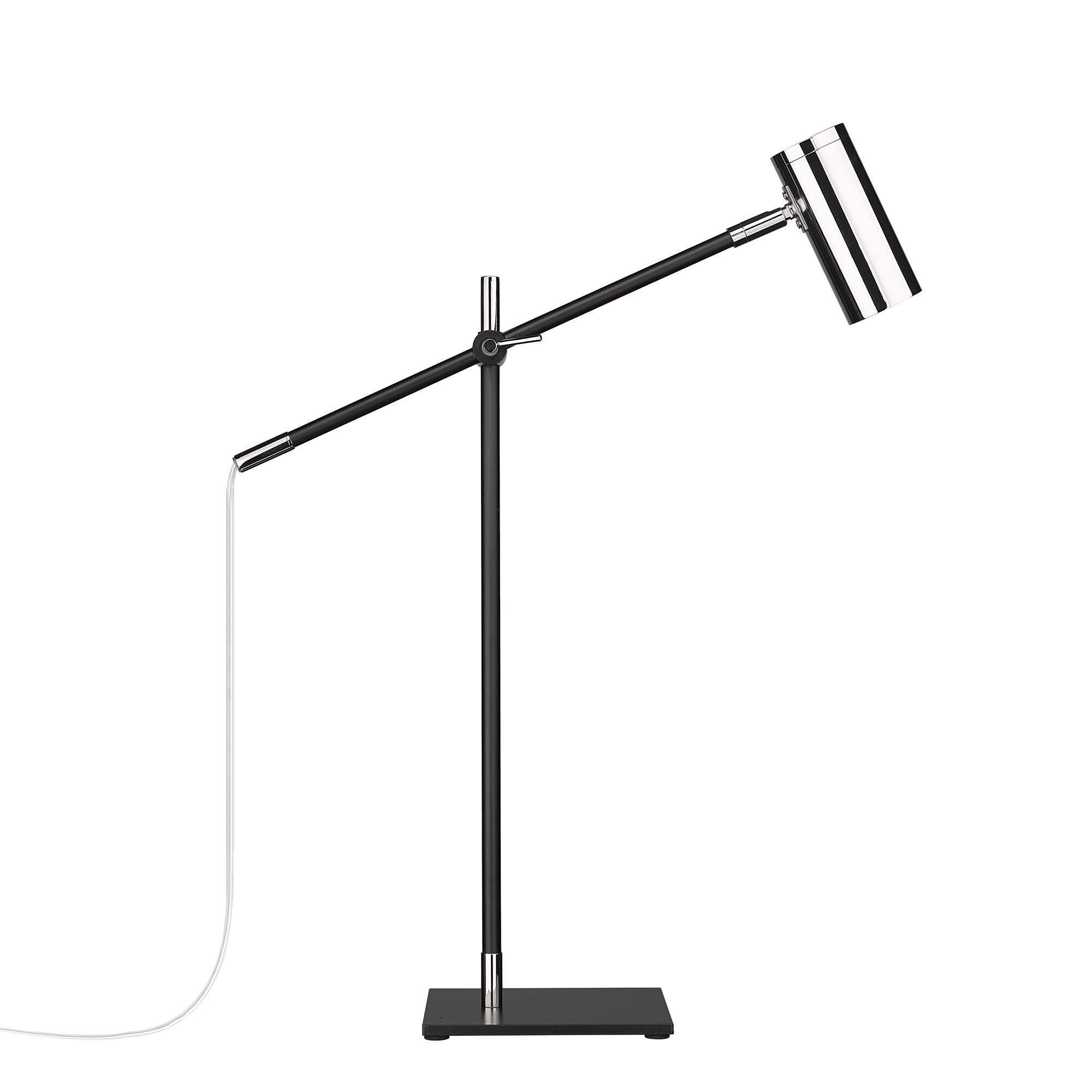 Shown in Matte Black And Polished Nickel finish and Aluminum glass and Aluminum shade