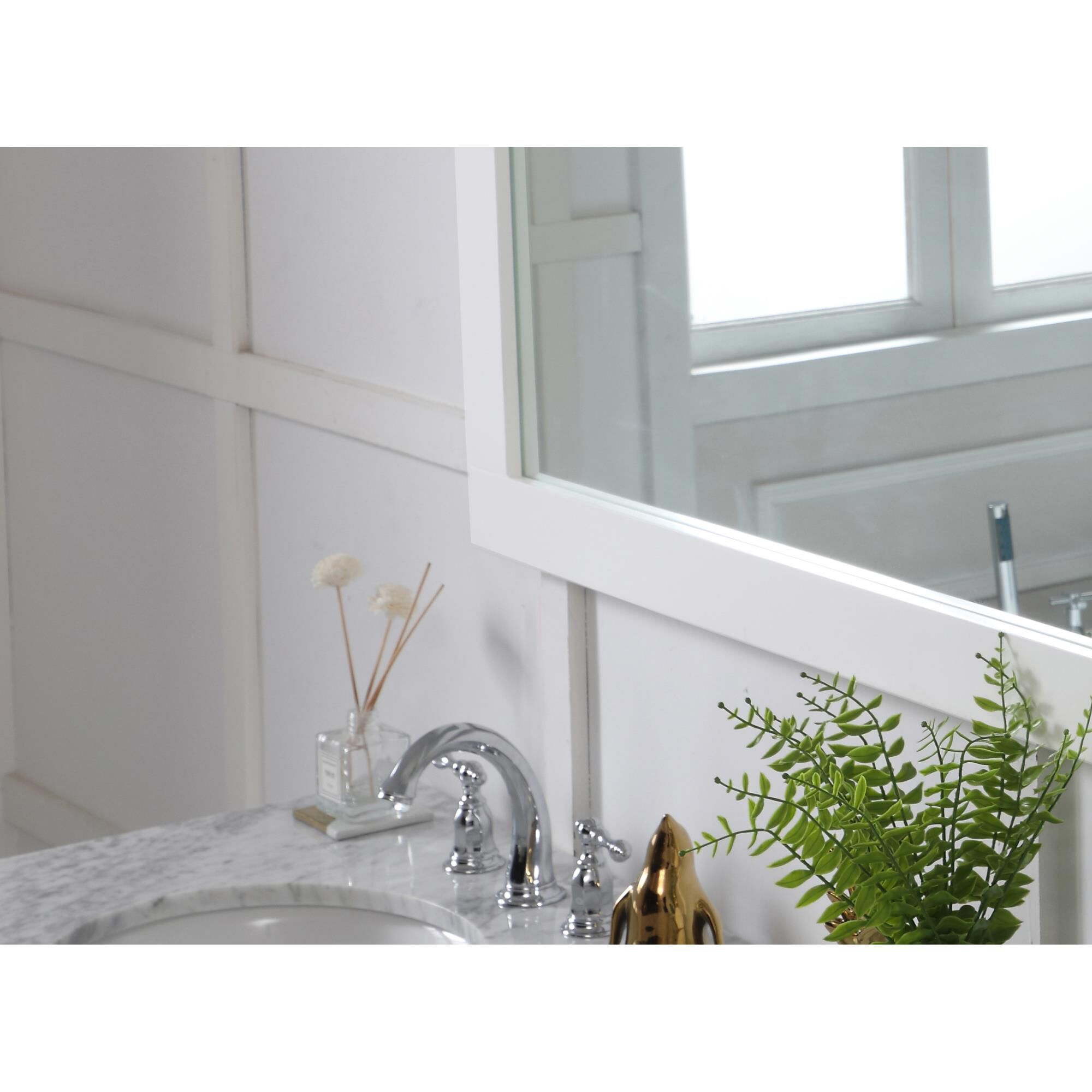 Shown in White finish