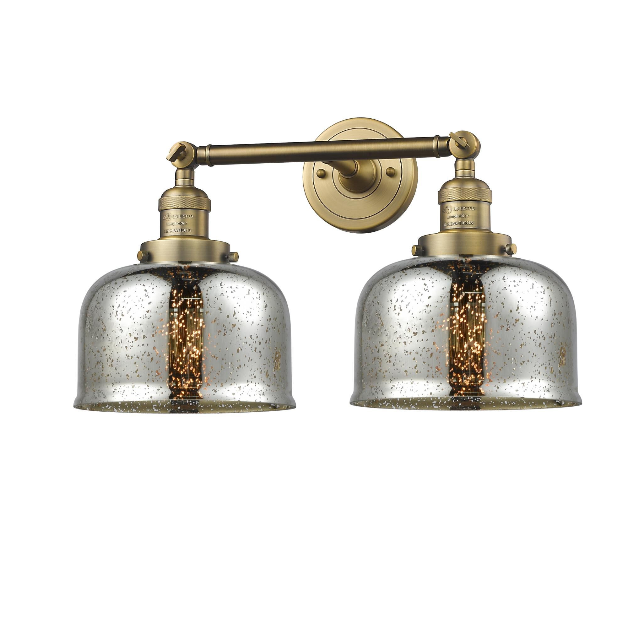 Bruno Marashlian Large Bell 18 Inch 2 Light Bath Vanity Light by Innovations Lighting