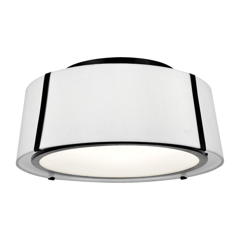 Fulton 18 Inch 3 Light Semi Flush Mount by Crystorama