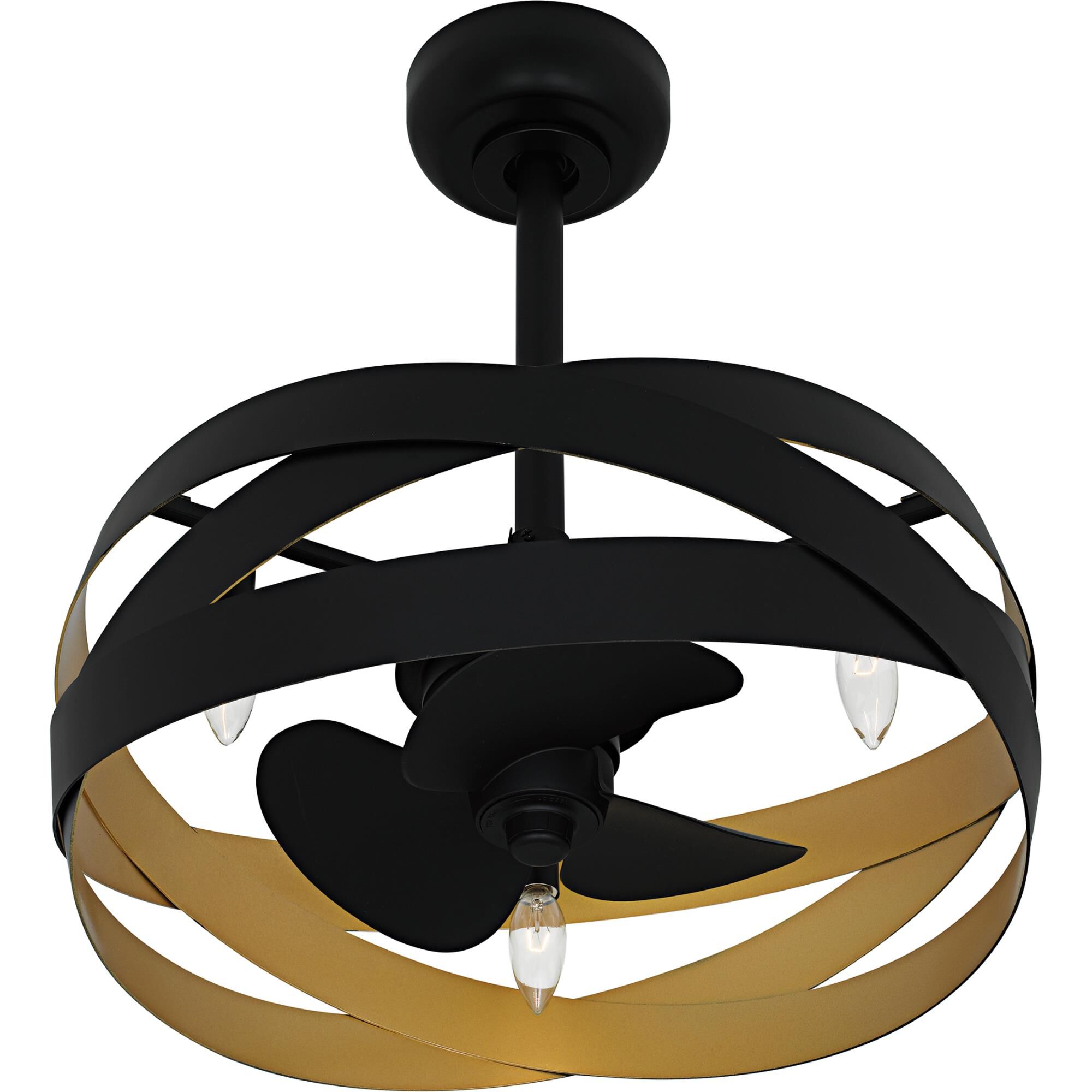 Zito 20 Inch Chandelier Ceiling Fan by Quoizel