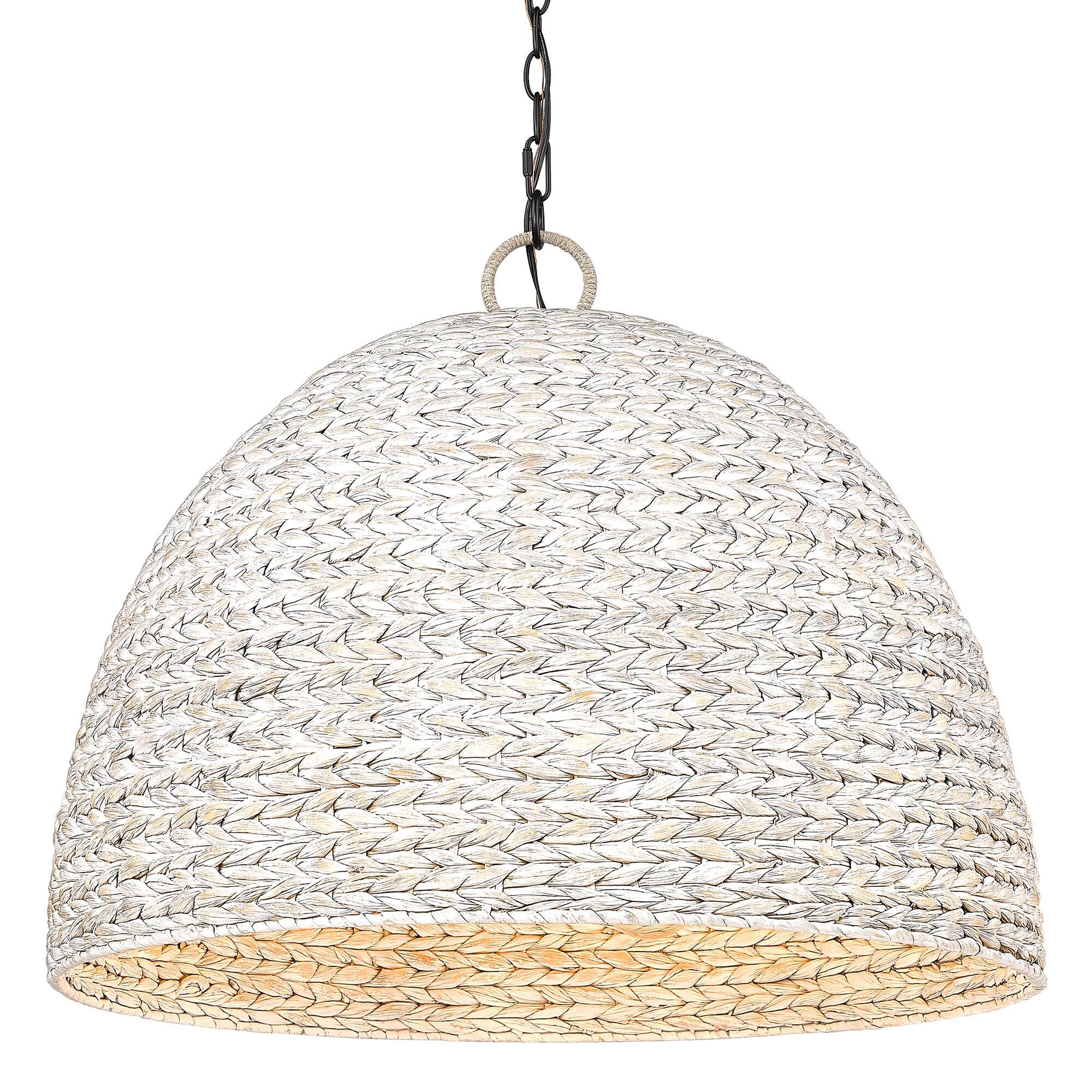 Rue 27 Inch Large Pendant by Golden Lighting