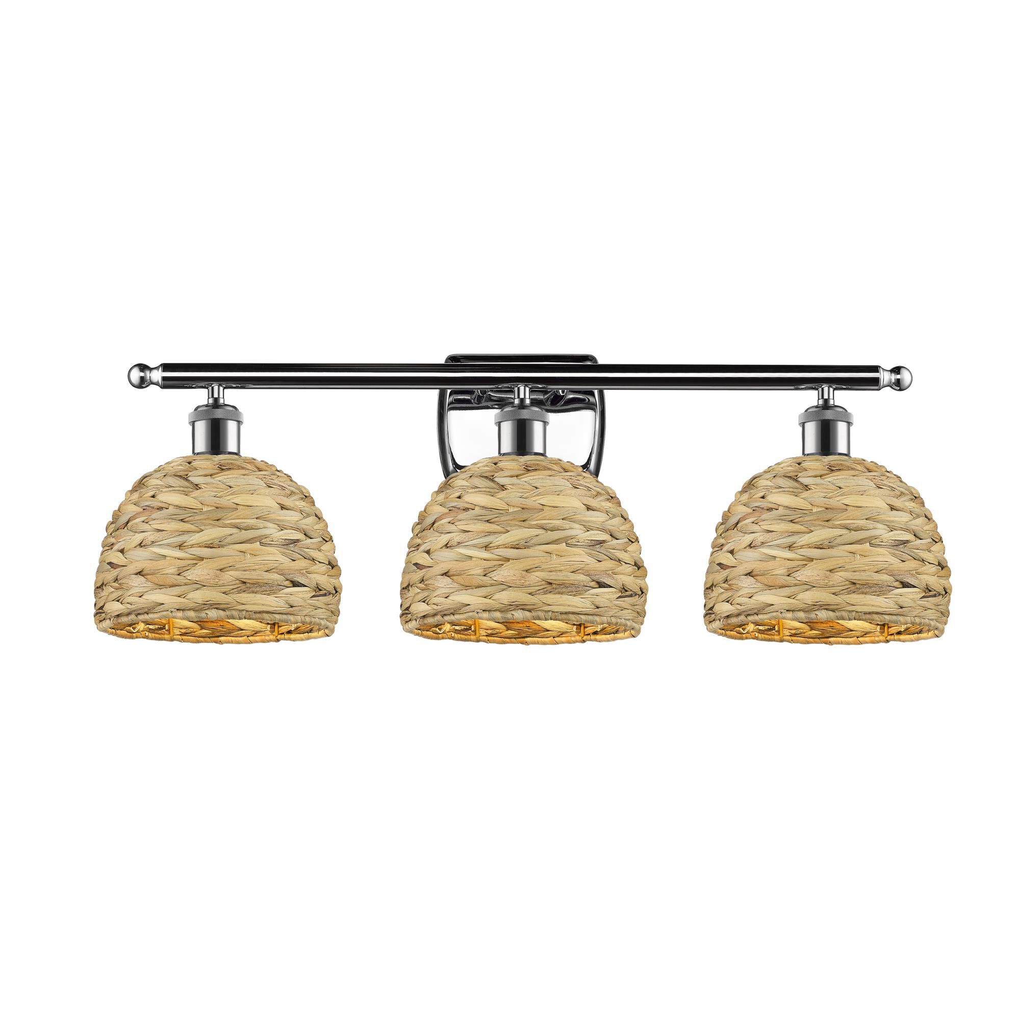 Shown in Polished Chrome finish and Natural shade