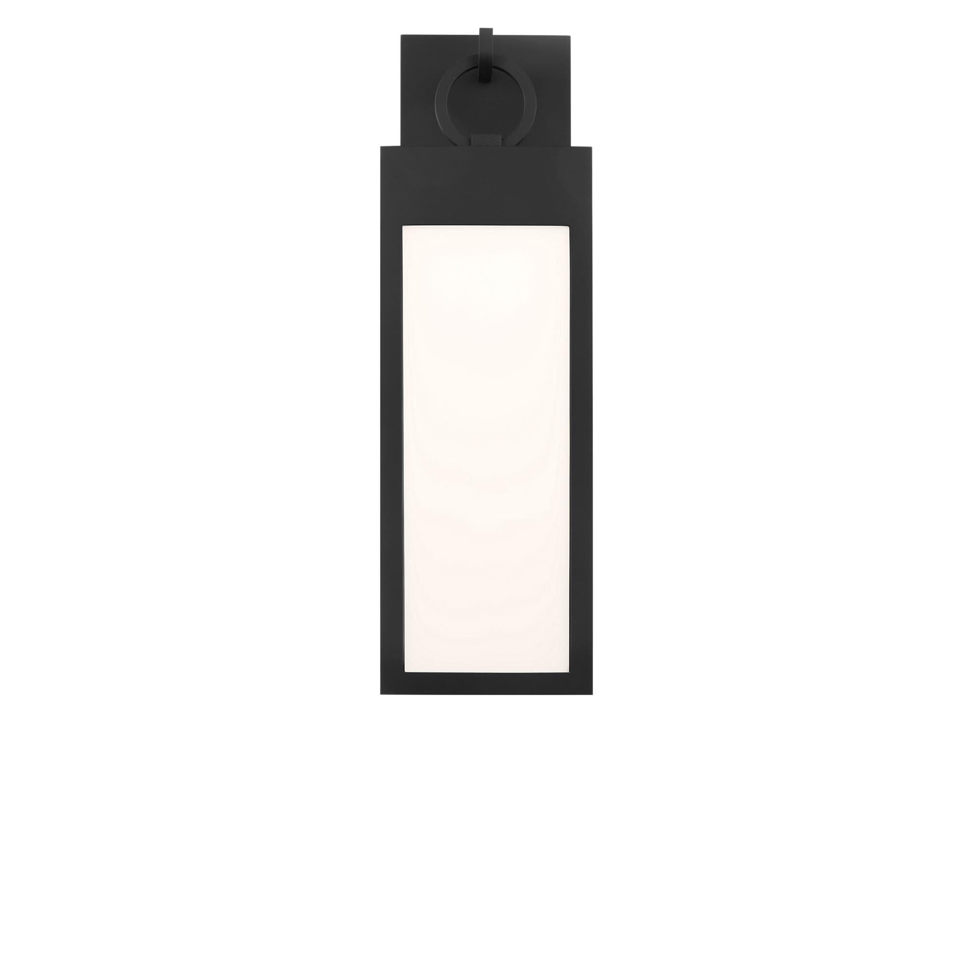 Shown in Textured Black finish and Clear and White Panels glass
