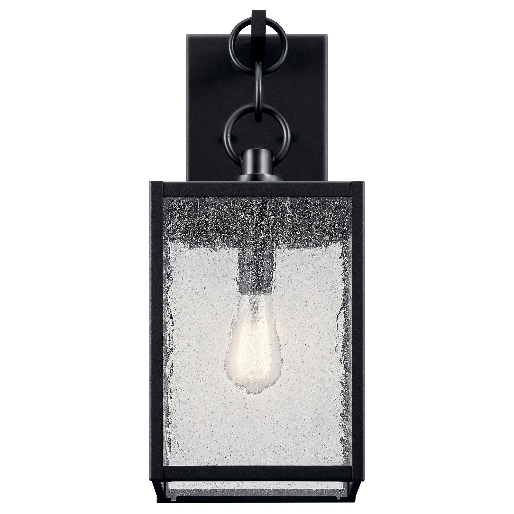 Shown in Black Textured finish and Clear Seeded glass