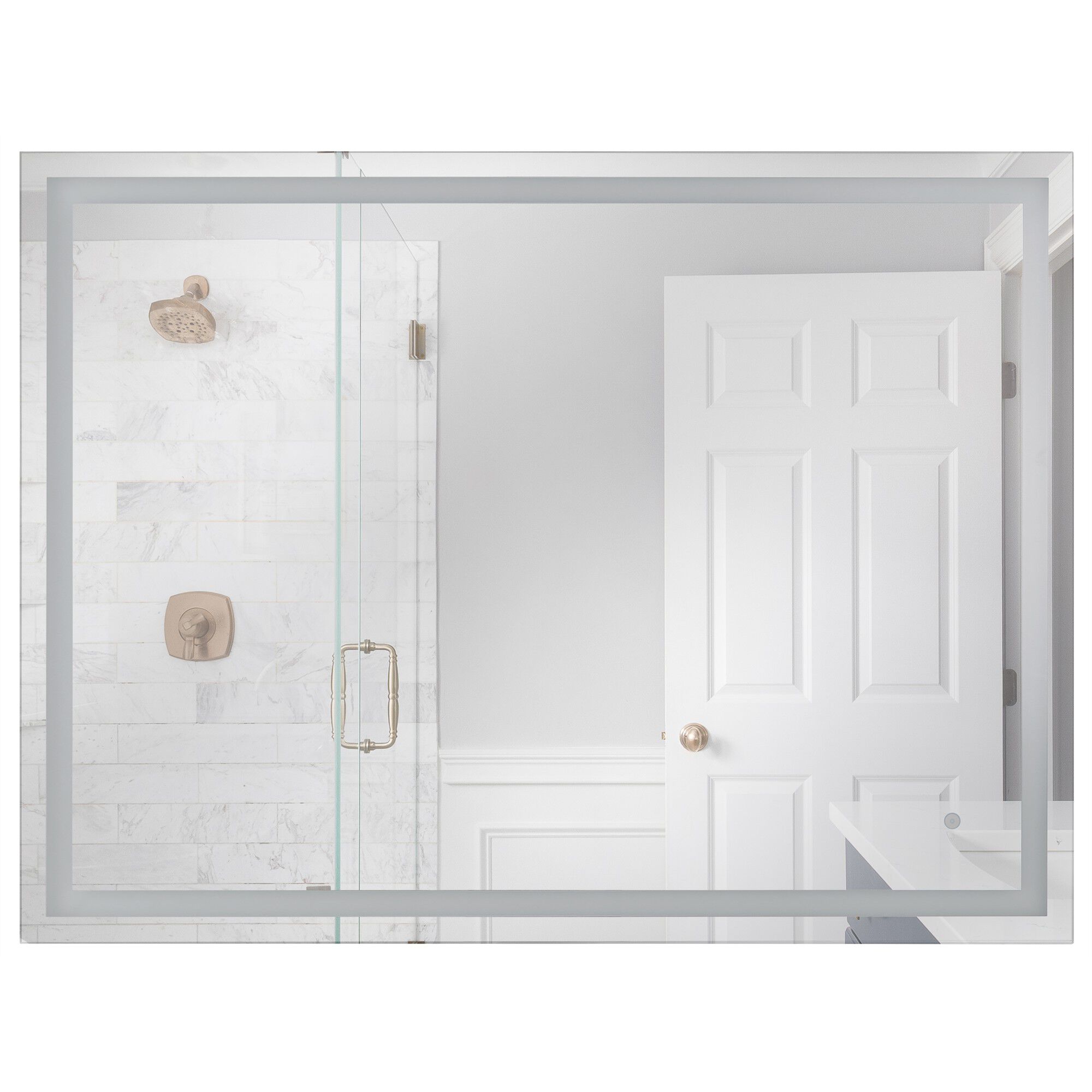 Cristine 48 Inch LED Lighted Mirror,