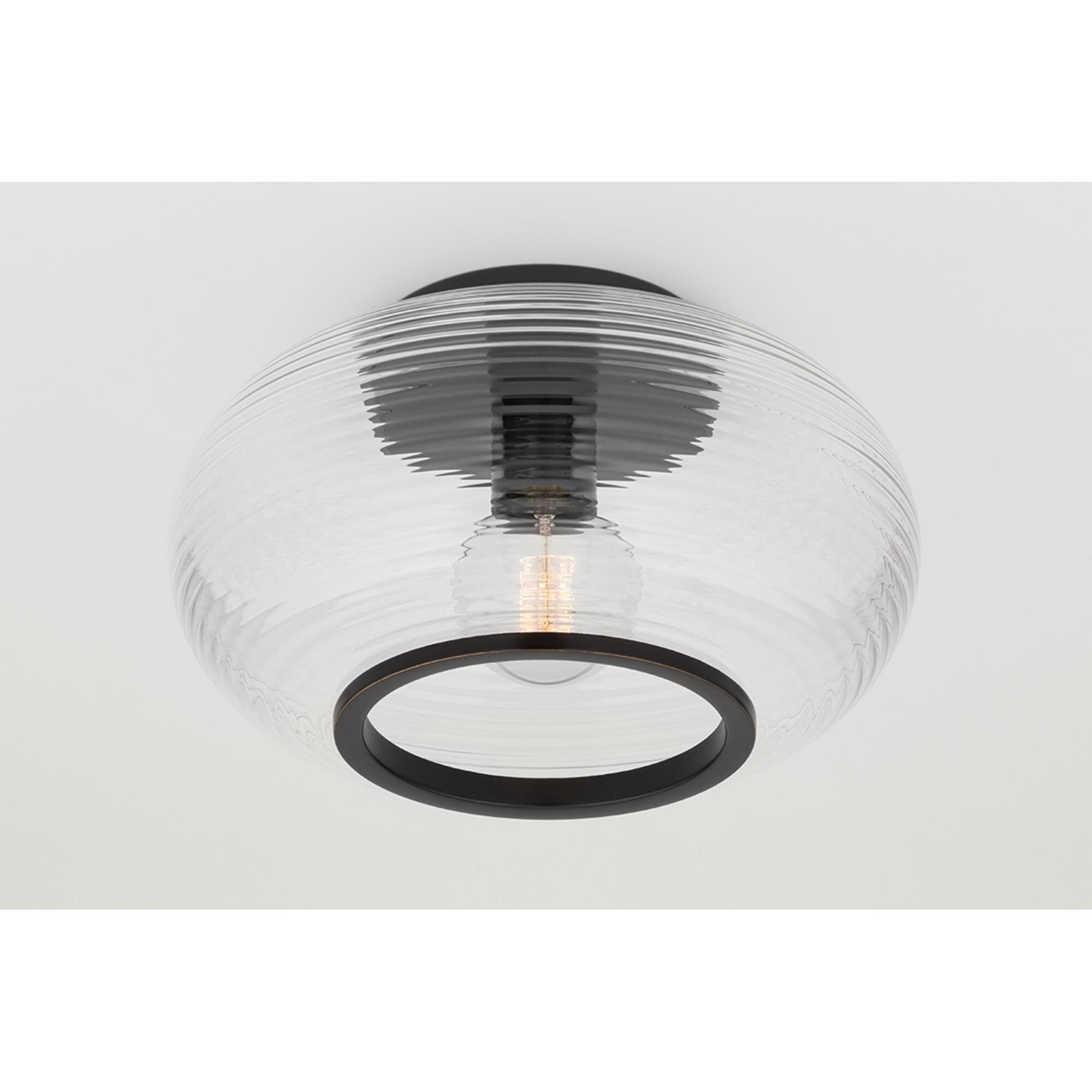 Maggie 12.75 Inch Semi Flush Mount by Mitzi