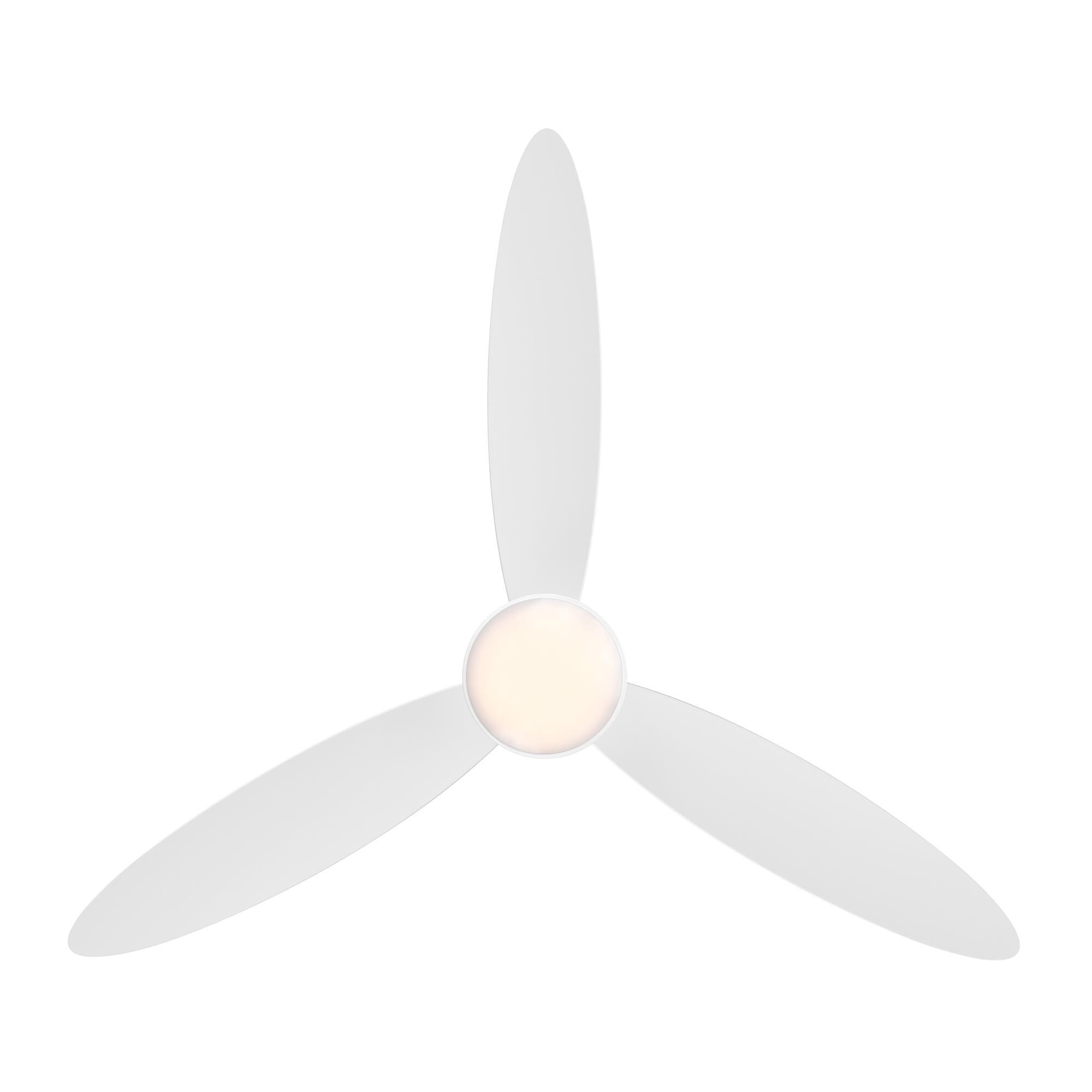 Hourglass 58 Inch Flush Mount Fan with Light Kit,