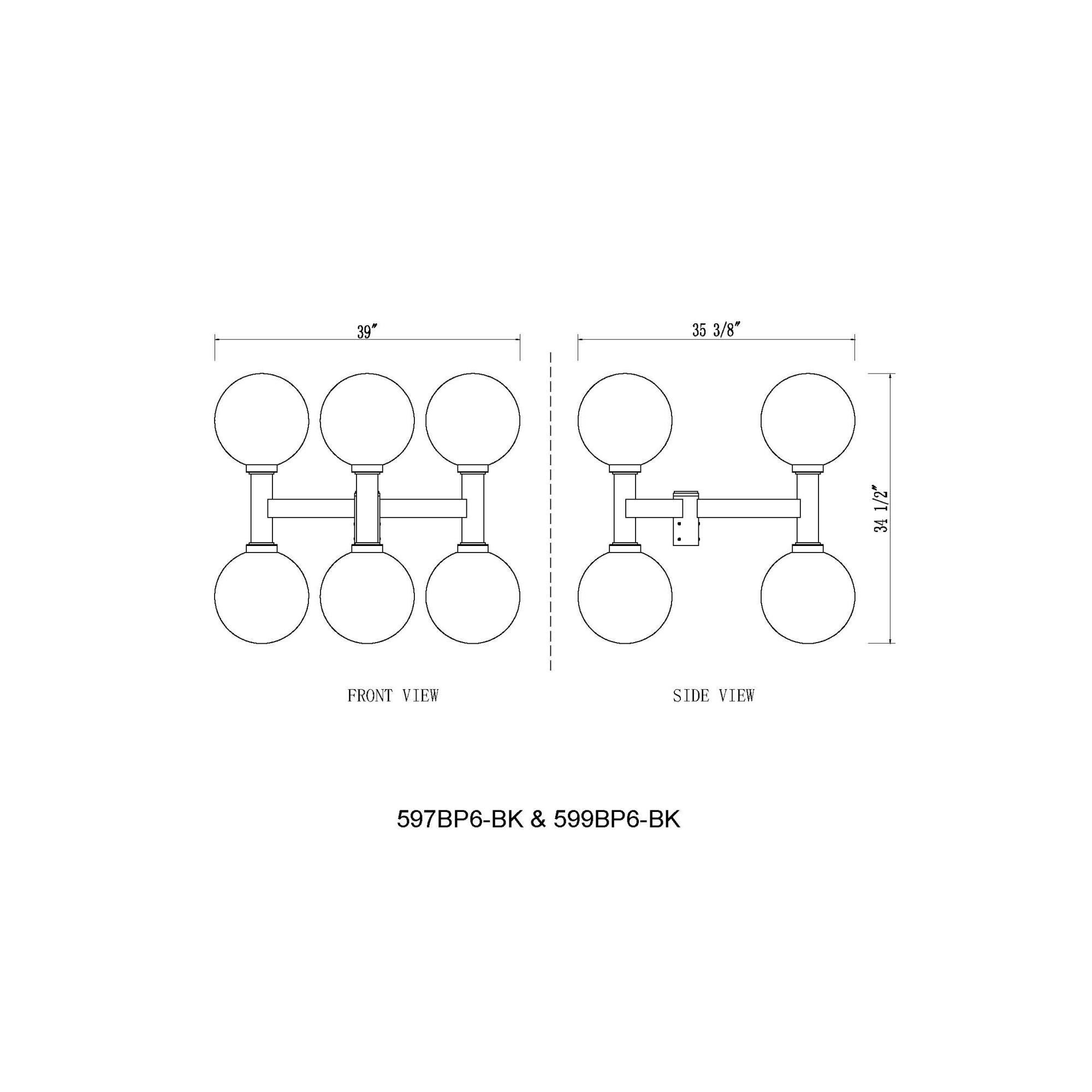 Laurent 34 Inch Tall 6 Light Outdoor Post Lamp by Z-Lite