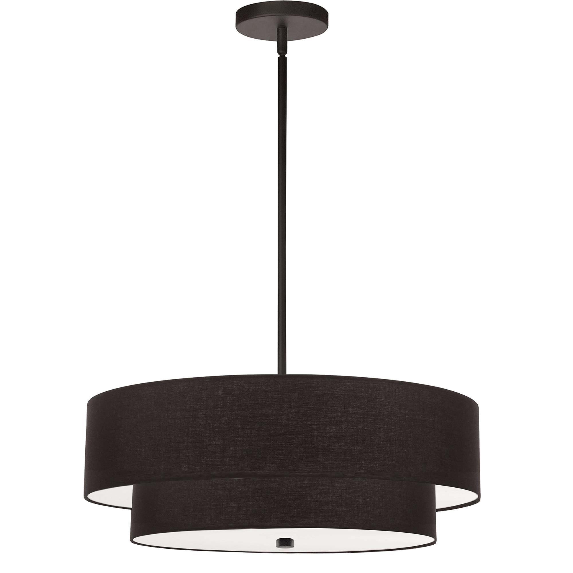 Shown in Black finish and Black shade