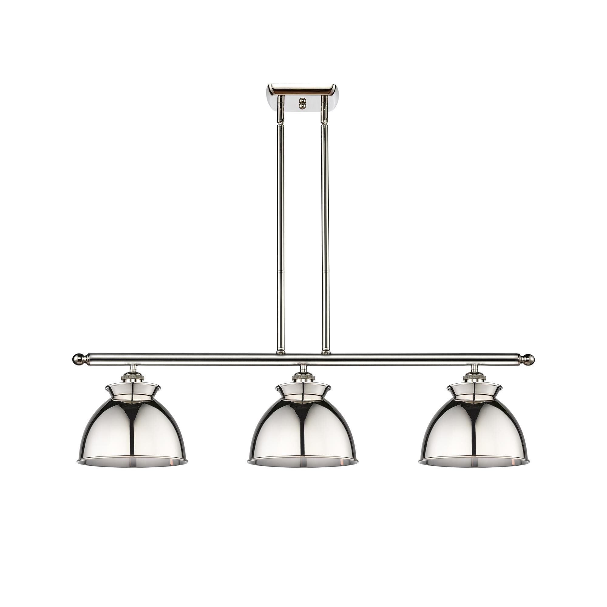 Shown in Polished Nickel finish and Polished Nickel shade