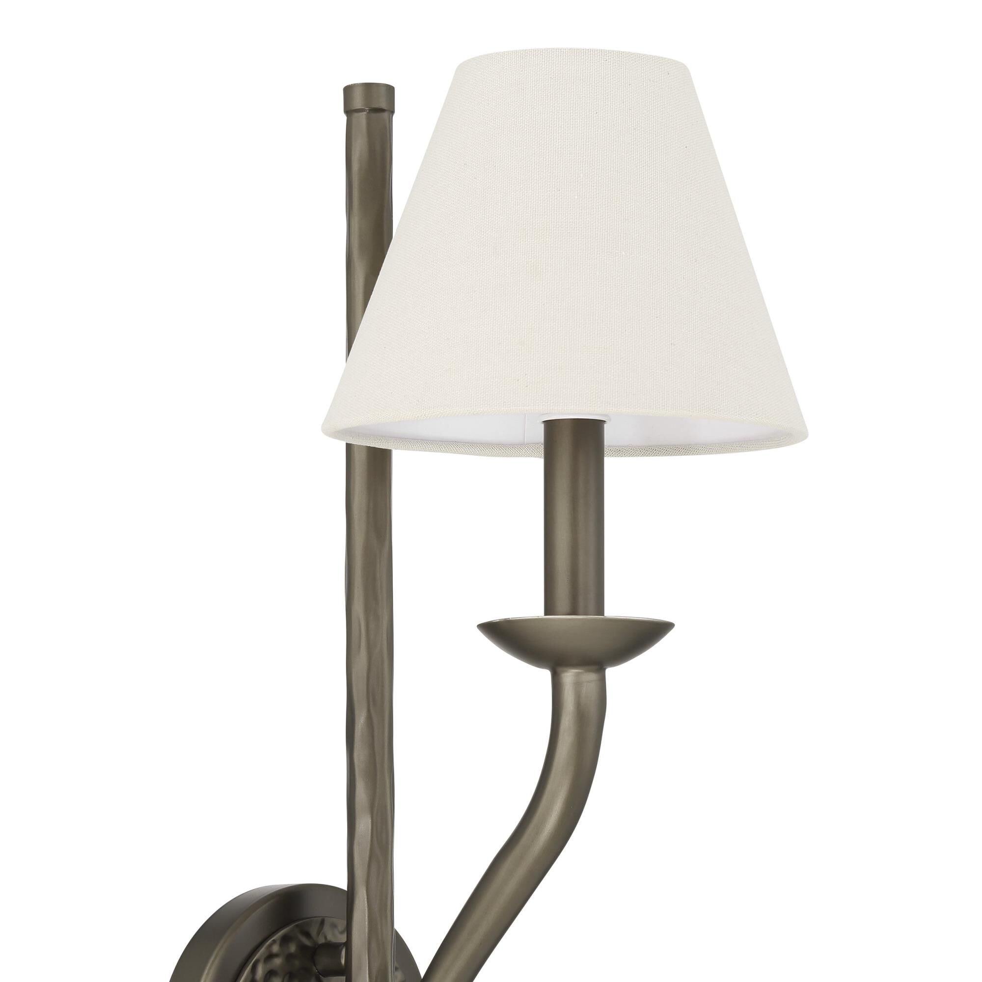 Shown in Forged Bronze finish and Natural shade