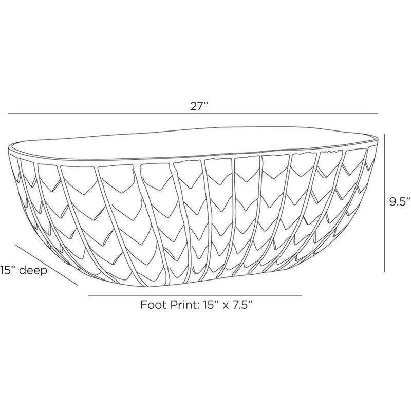 Ezekial 27 Inch Bowl by Arteriors Home