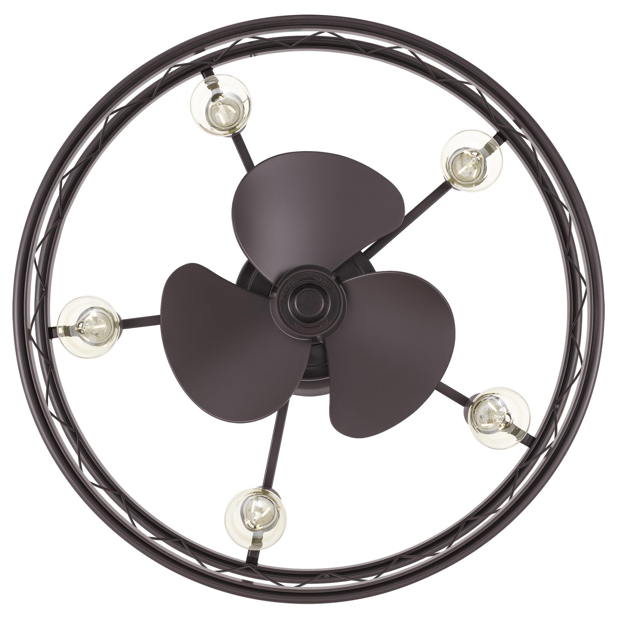 Dury 22 Inch Chandelier Ceiling Fan by Quoizel