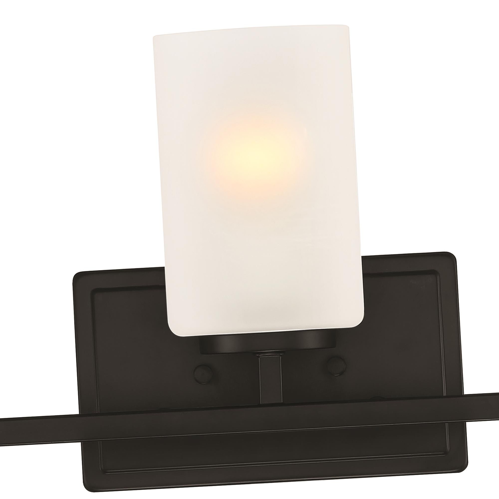 Shown in Matte Black finish and Etched glass