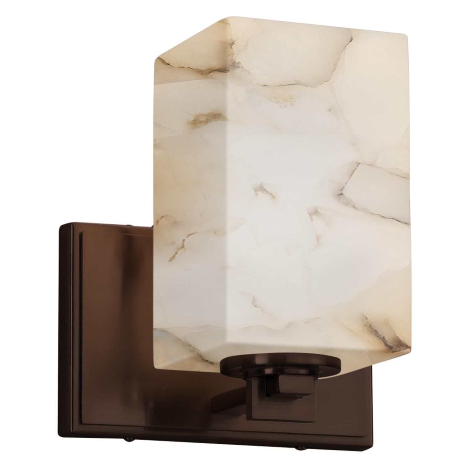 Alabaster Rocks! 7 Inch Wall Sconce by Justice Design Group