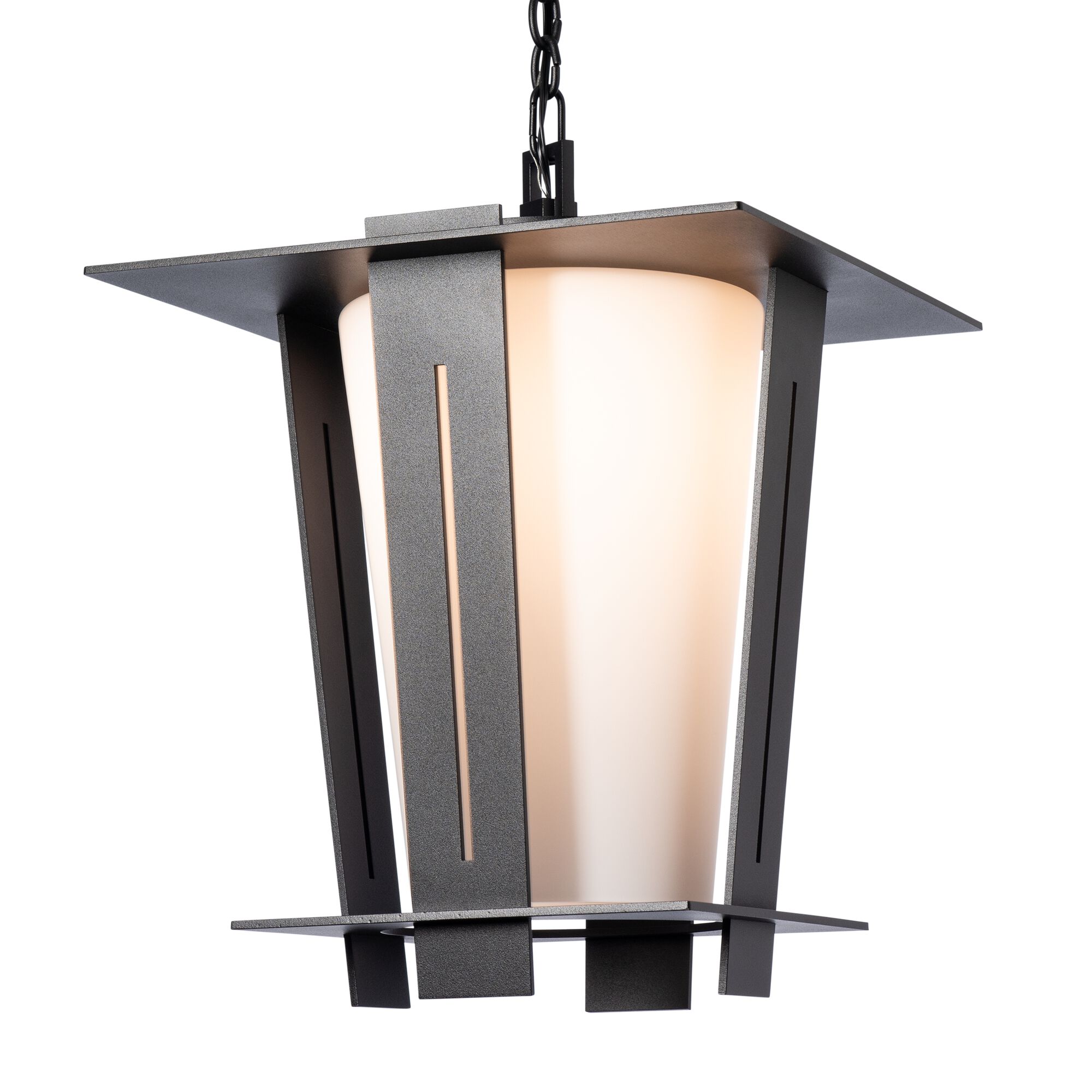 Shown in Coastal Black finish and Opal shade