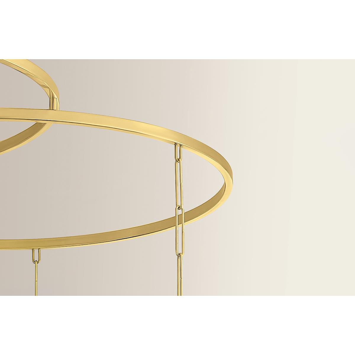 Shown in Vintage Polished Brass finish and White shade