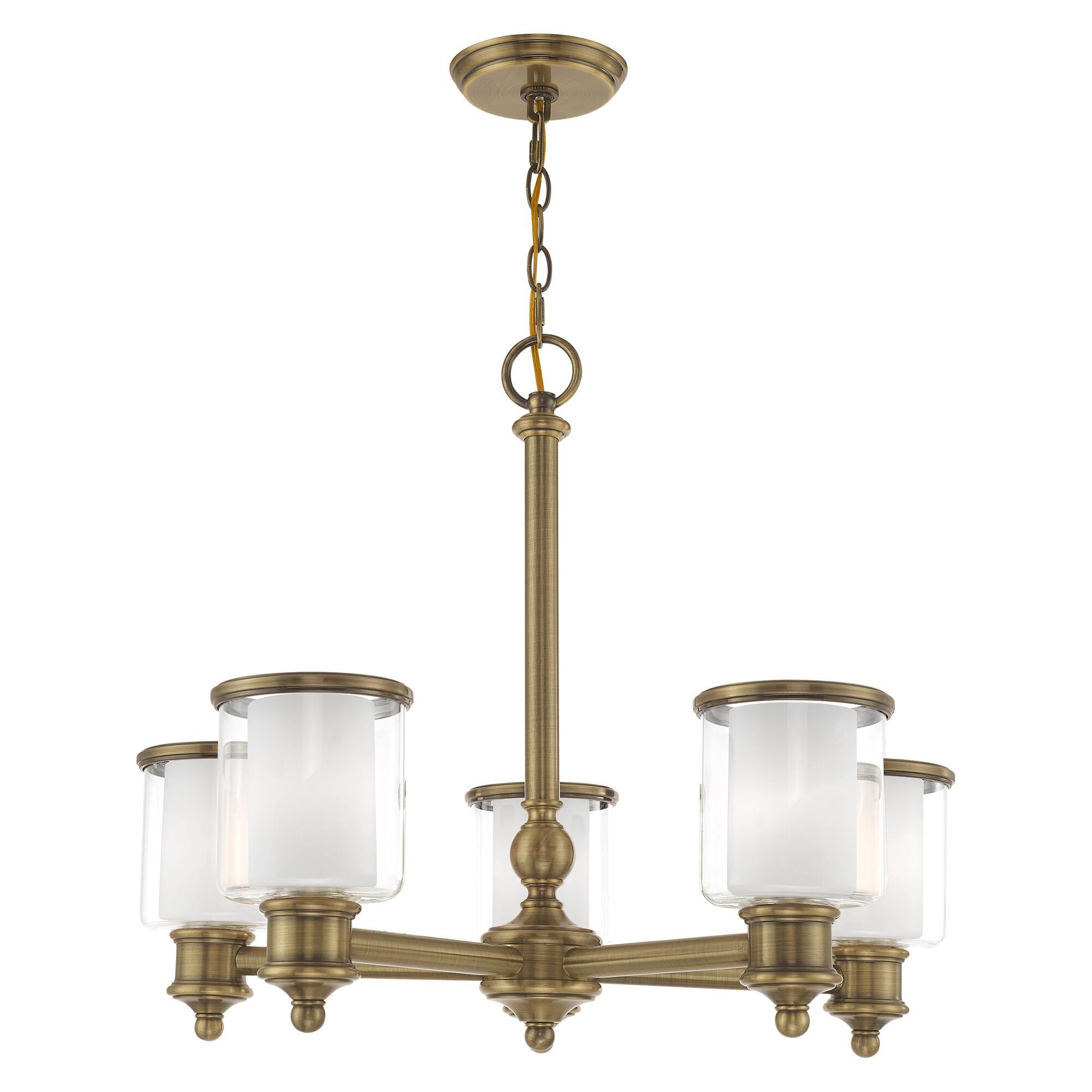 Middlebush 25 Inch 5 Light Chandelier by Livex Lighting