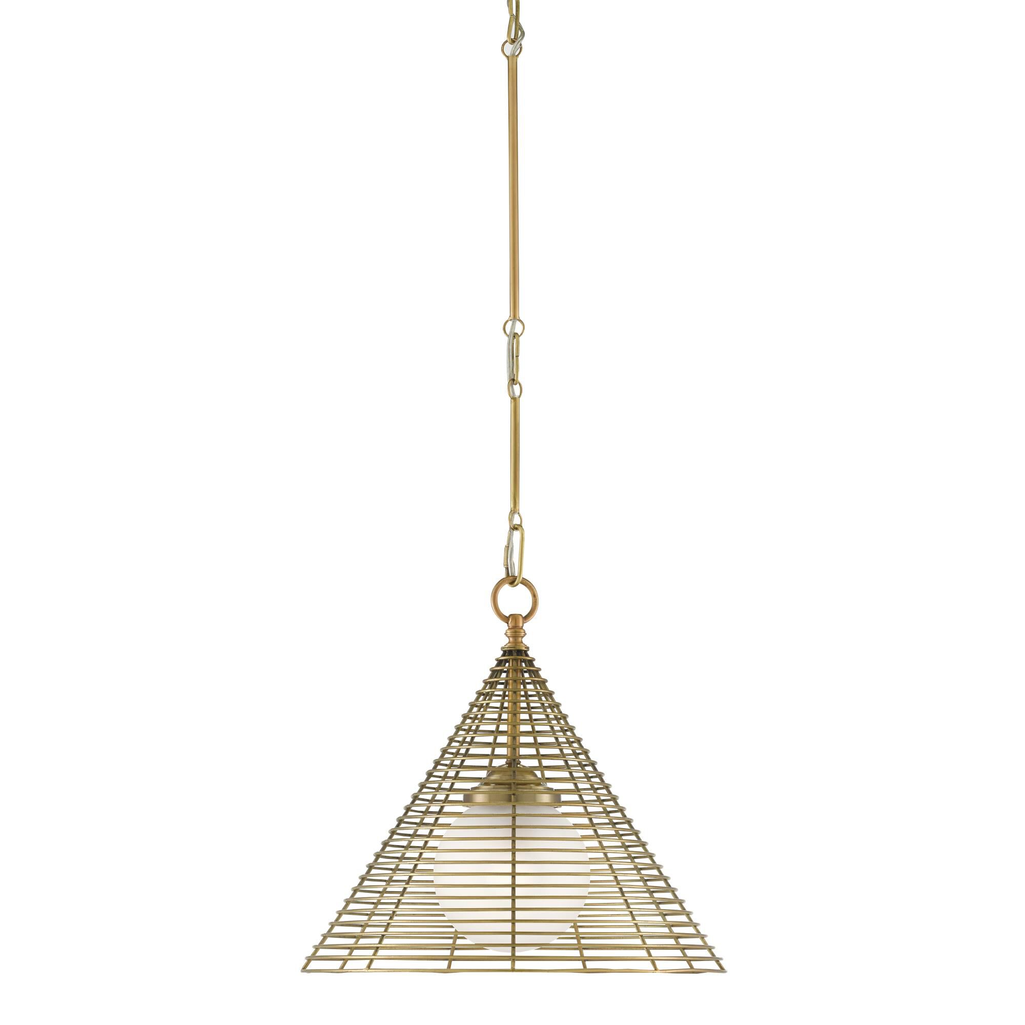 Nadir 16 Inch Large Pendant by Currey and Company - Clearance