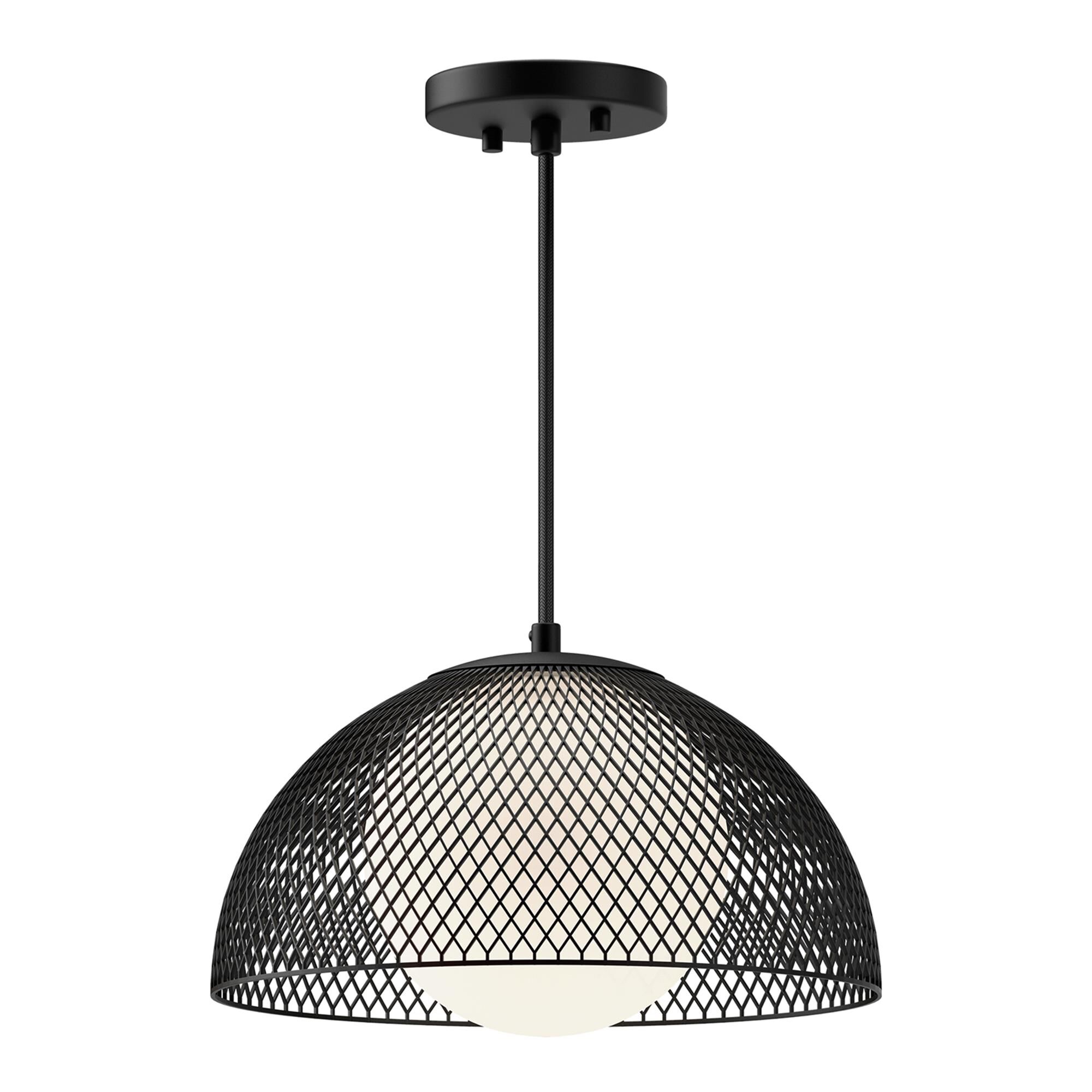 Shown in Matte Black finish and Opal Matte glass