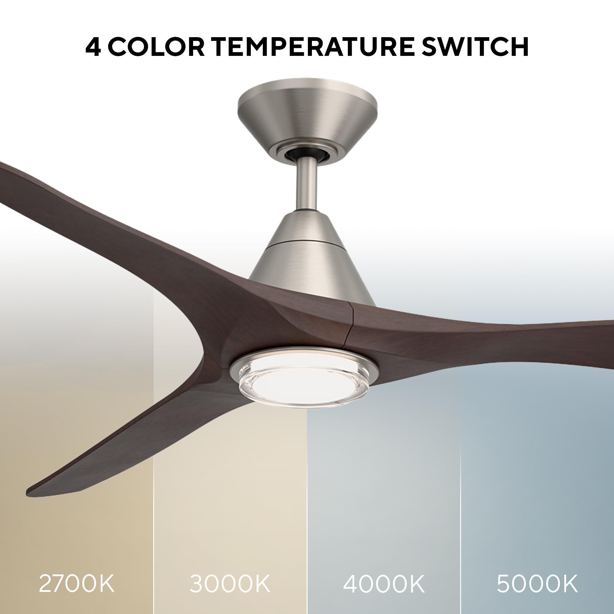 Carve 60 Inch Ceiling Fan with Light Kit by Modern Forms
