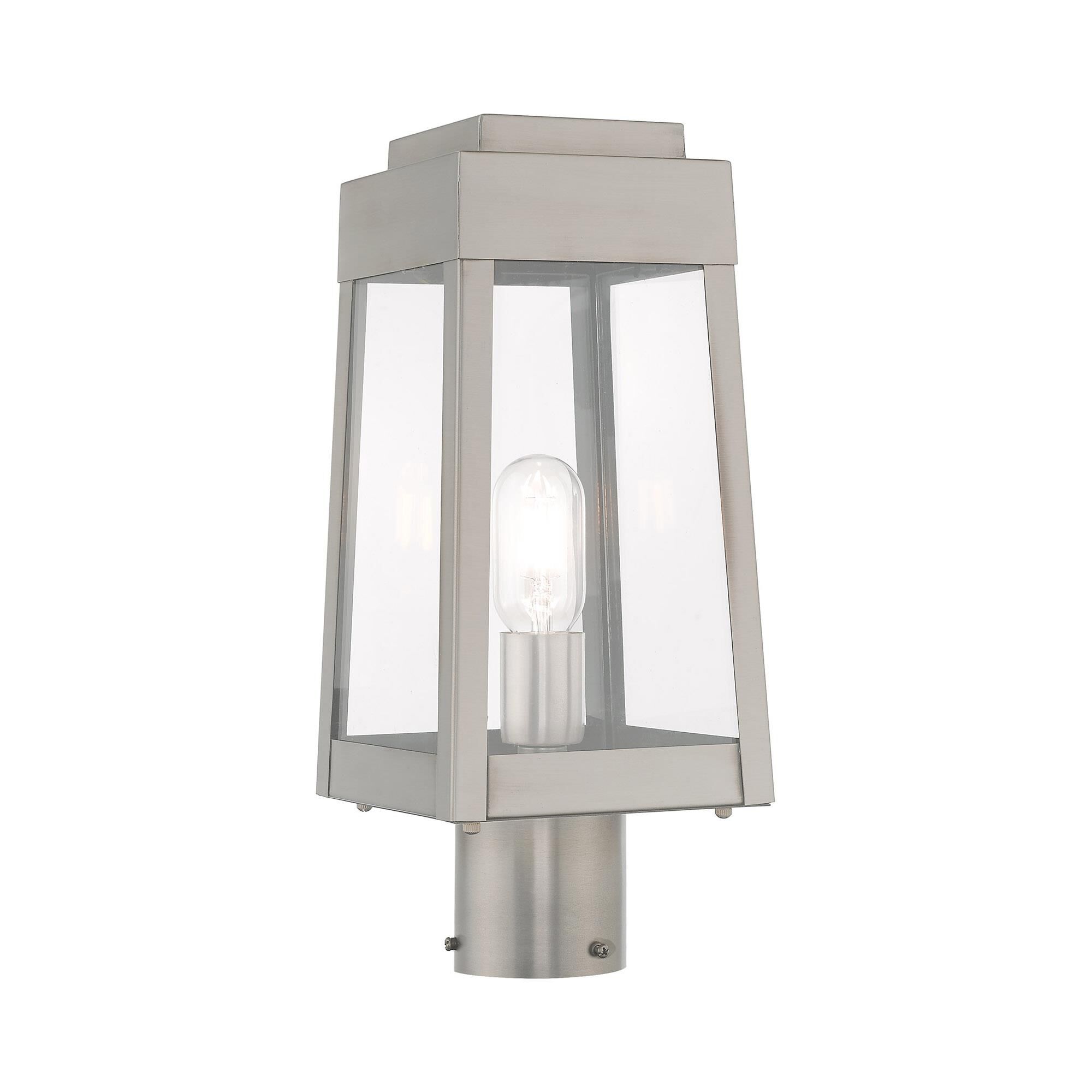 Oslo 15 Inch Tall 1 Light Outdoor Post Lamp by Livex Lighting