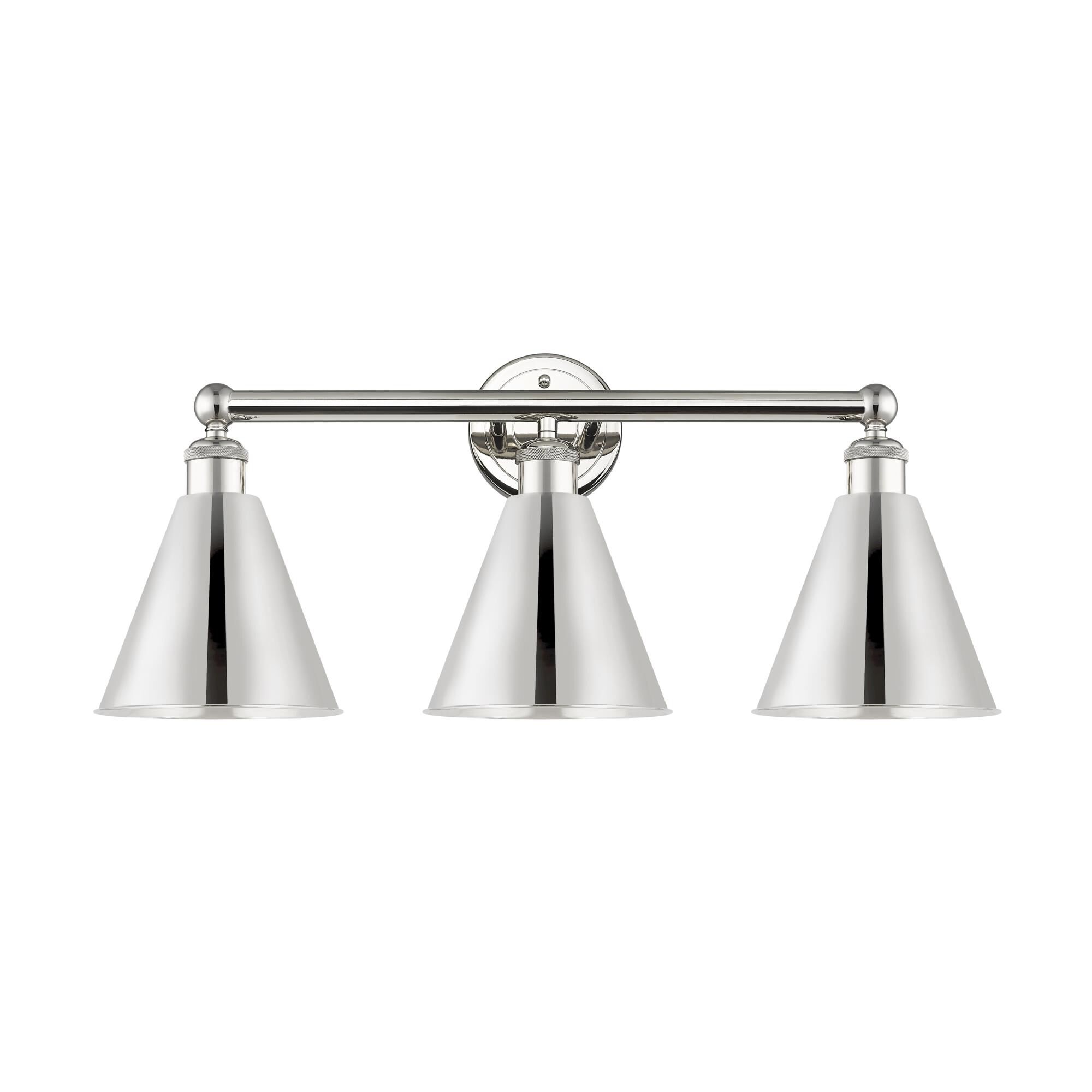 Shown in Polished Nickel finish and Polished Nickel shade