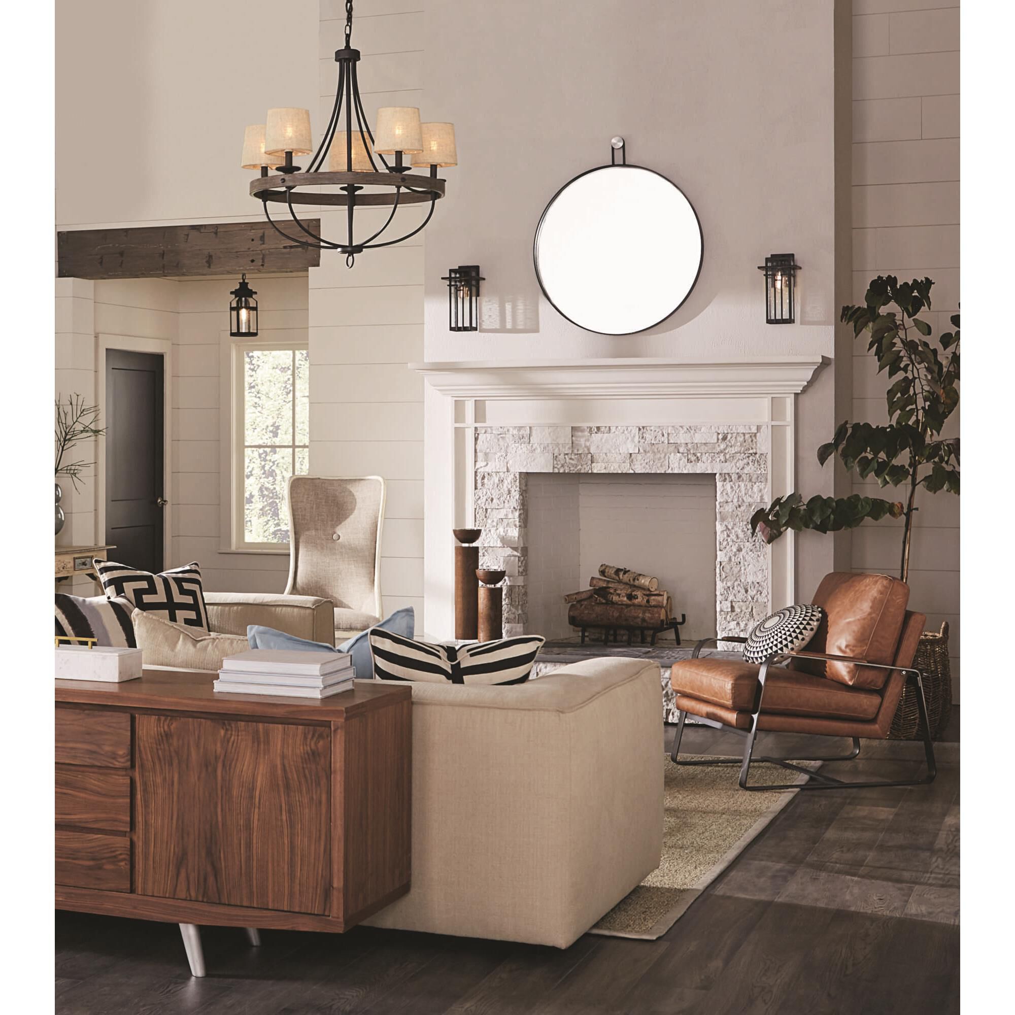 Gulliver 26 Inch 5 Light Chandelier,