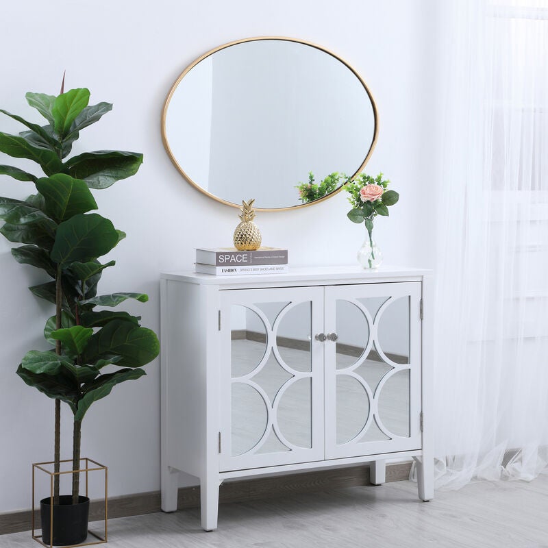 Eternity 24 Inch Decorative Mirror by Elegant Decor