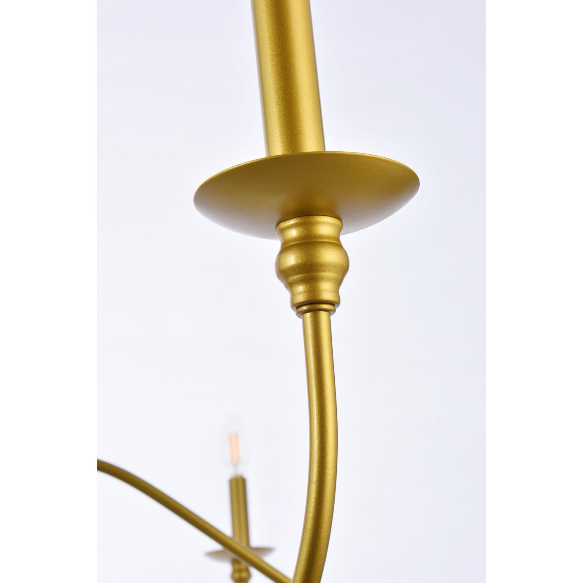 Rohan 48 Inch 6 Light Chandelier by Elegant Lighting