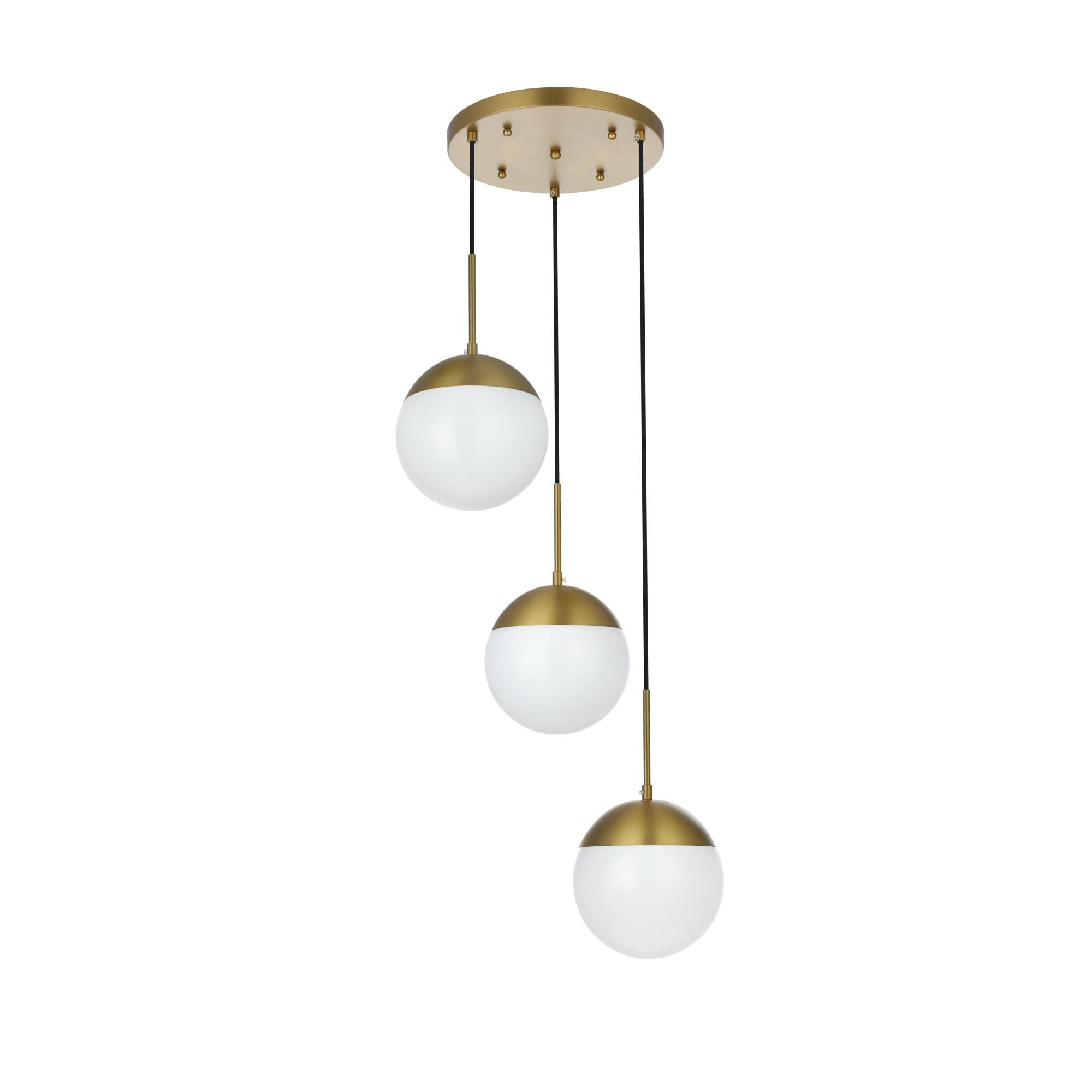 Eclipse 18 Inch Multi Light Pendant by Elegant Lighting