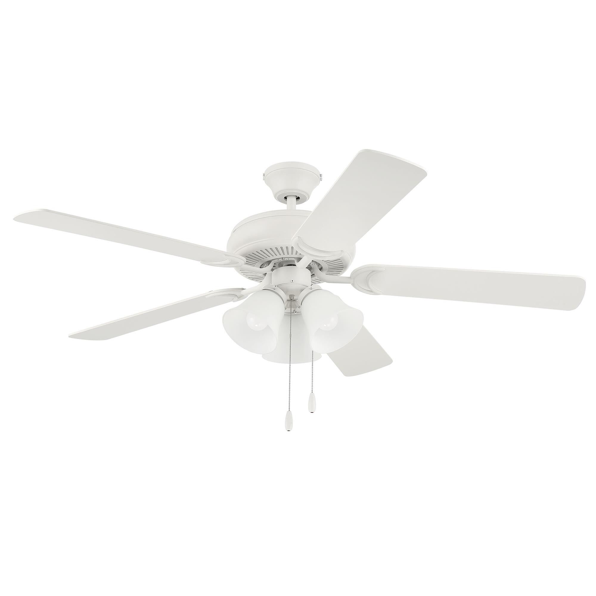 Decorator's Choice 3 Light Kit 52 Inch Ceiling Fan with Light Kit,