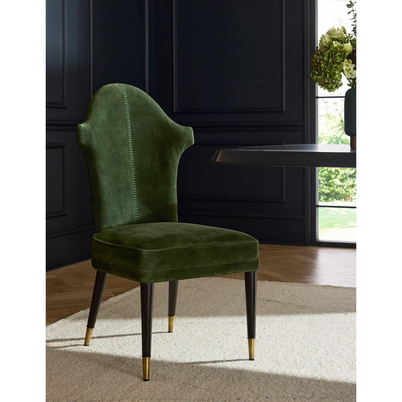 Shown in Forest finish and Antique Brass accent