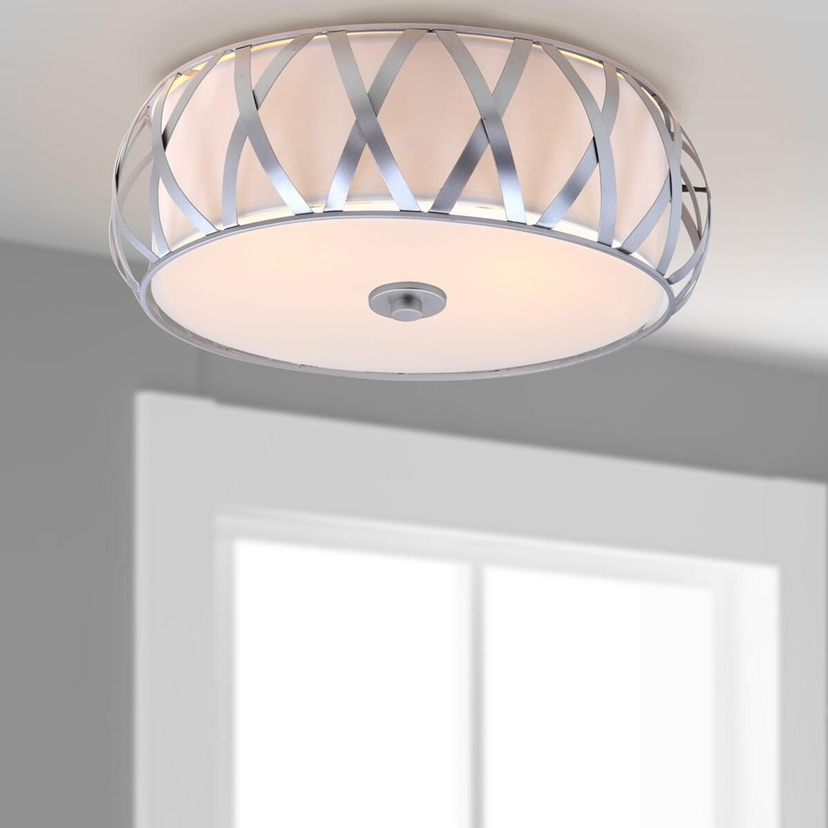 Charing Cross 15 Inch 2 Light LED Flush Mount by Safavieh