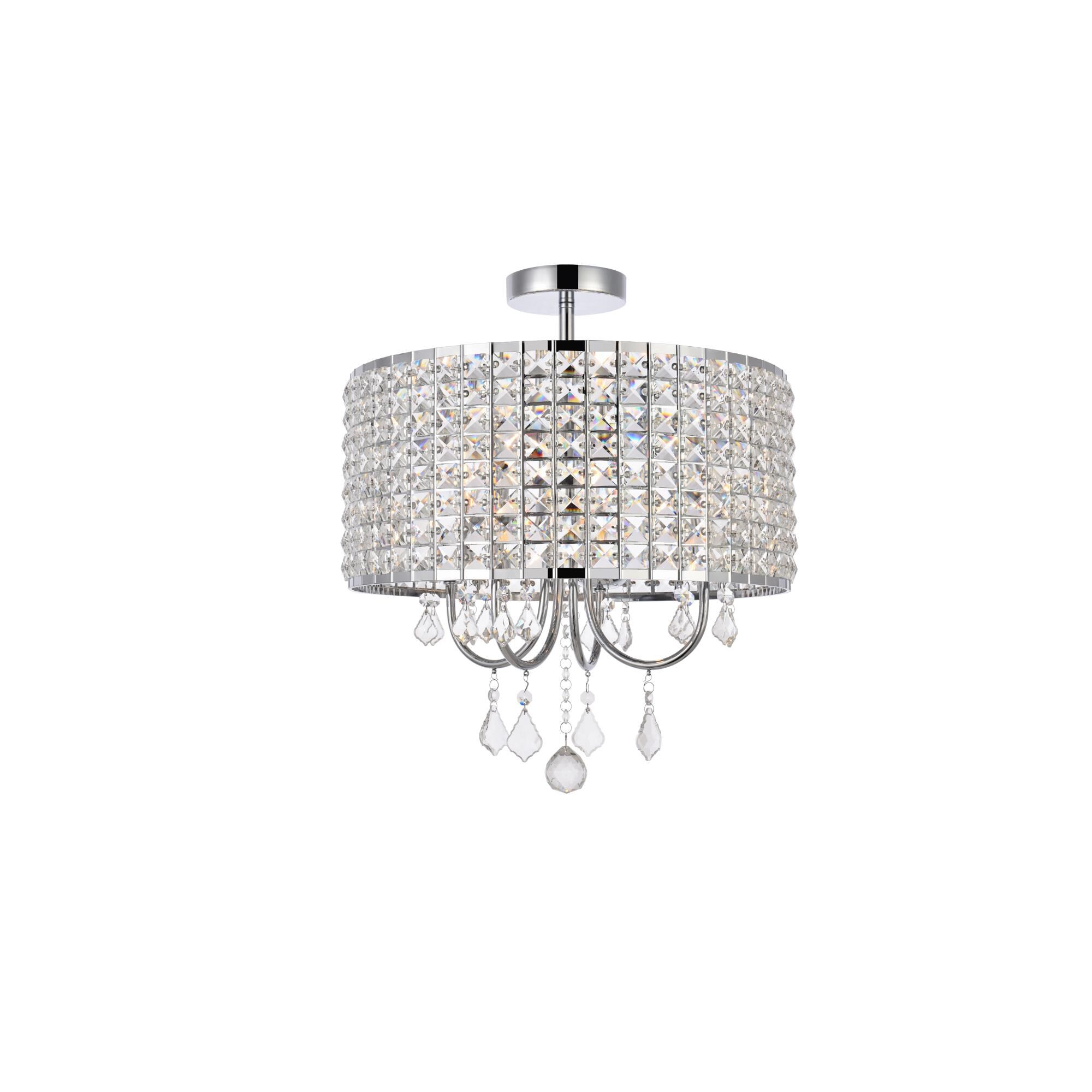 Elise Semi Flush Mount by Elegant Lighting