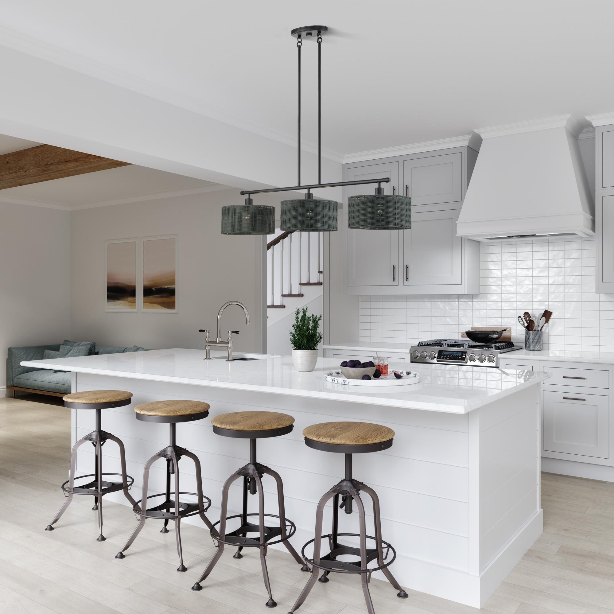 Weavington 46 Inch Linear Suspension Light by Livex Lighting