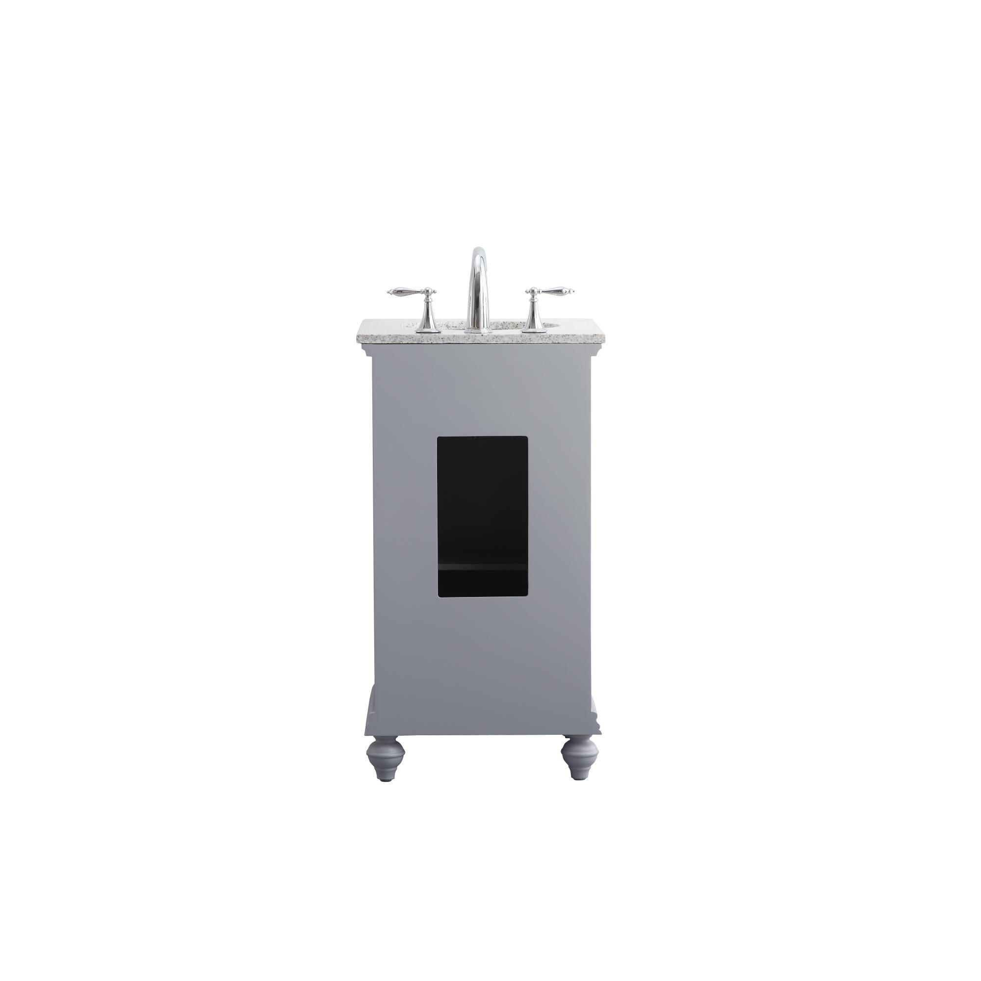 Shown in Light Grey finish