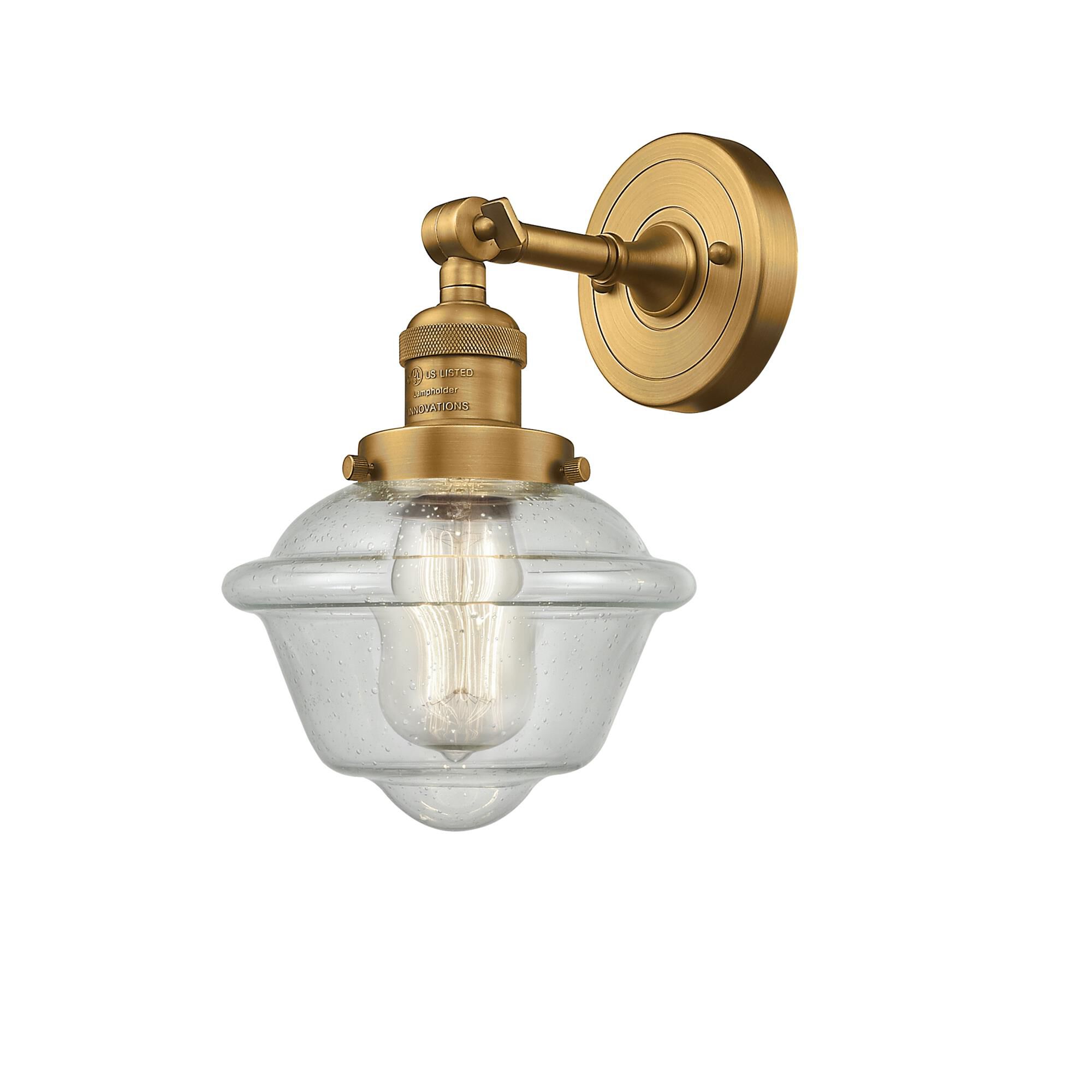Bruno Marashlian Small Oxford 7 Inch 1 Light Semi Flush Mount by Innovations Lighting