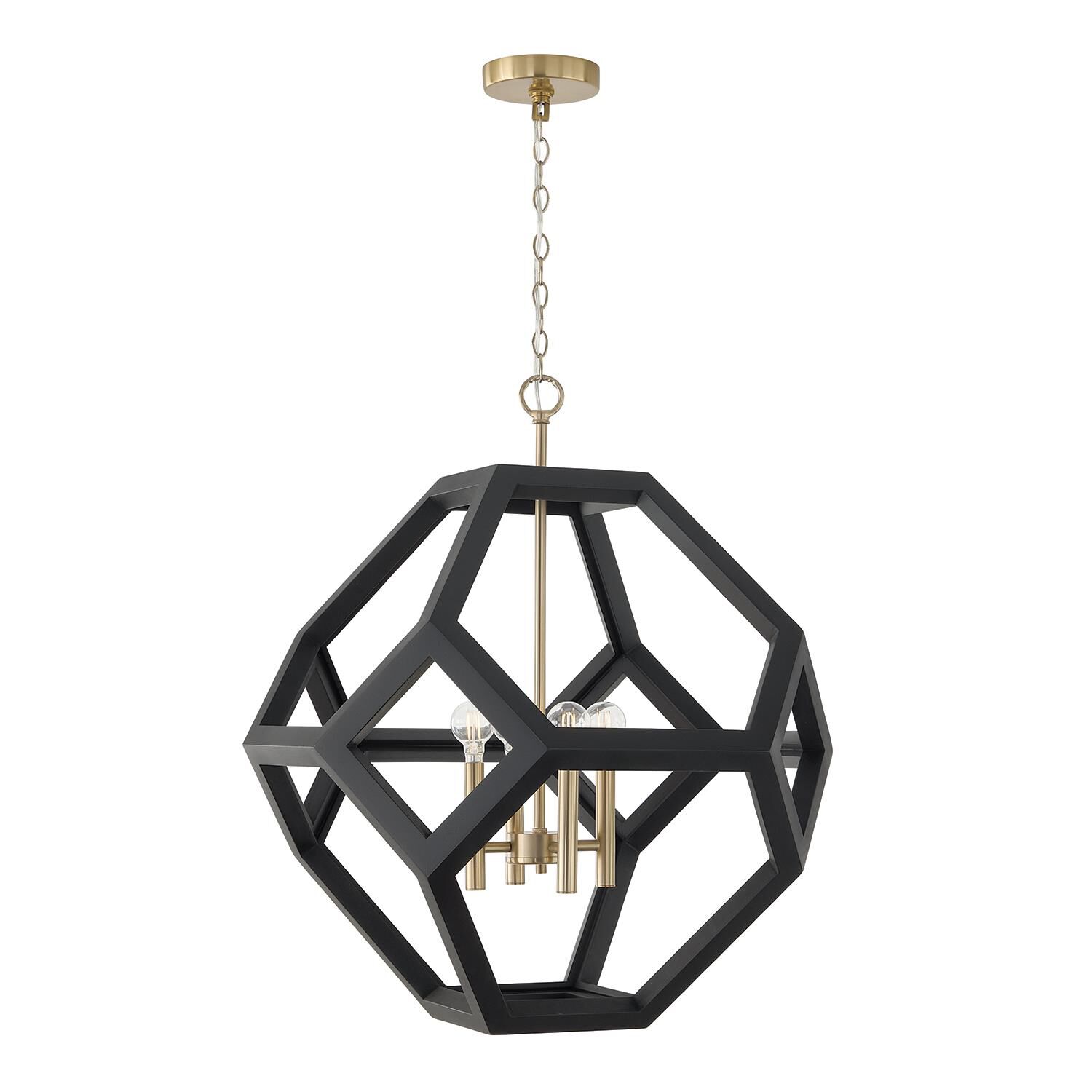 Geo 24 Inch Cage Pendant by Capital Lighting