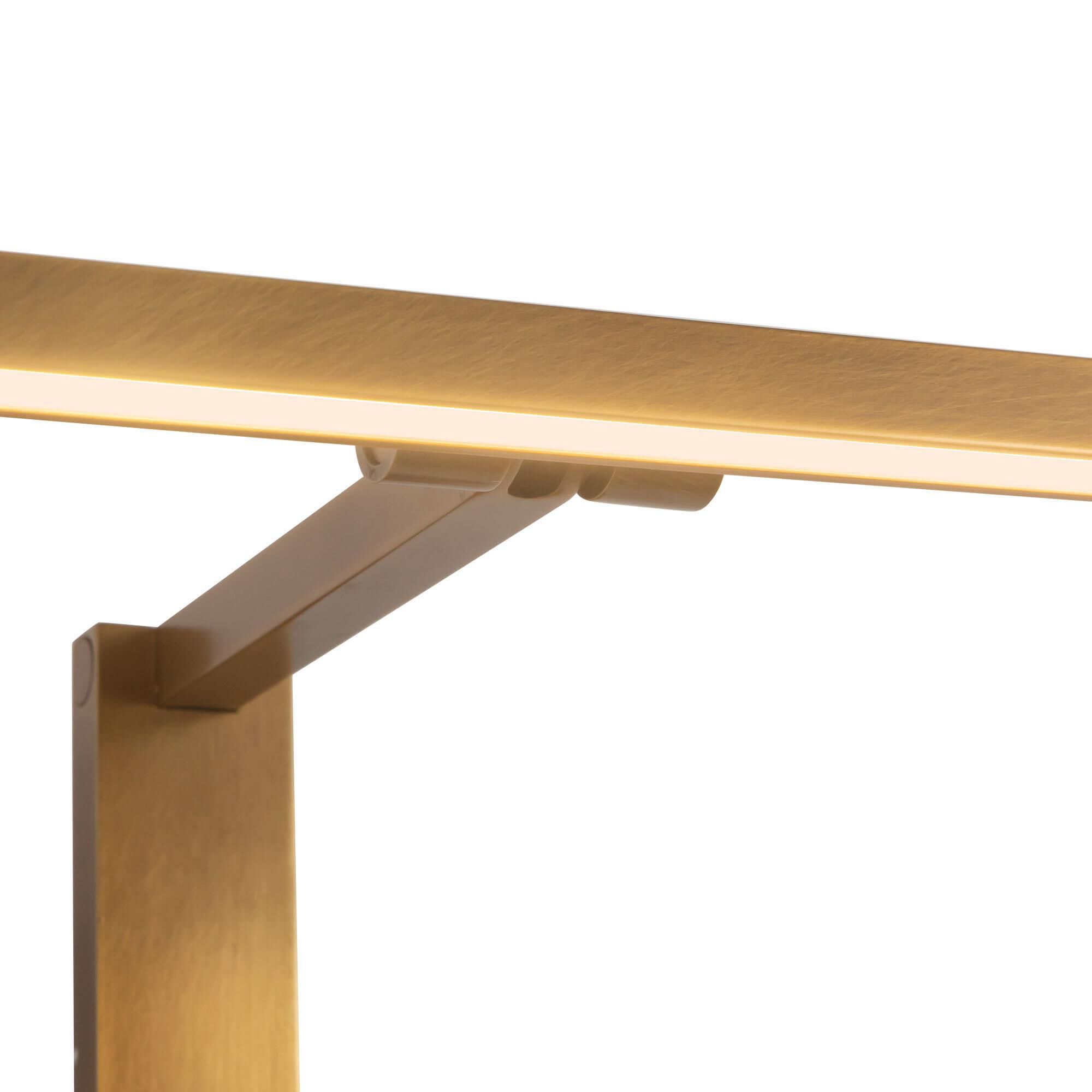Shown in Vintage Brass finish and White Acrylic Diffuser glass