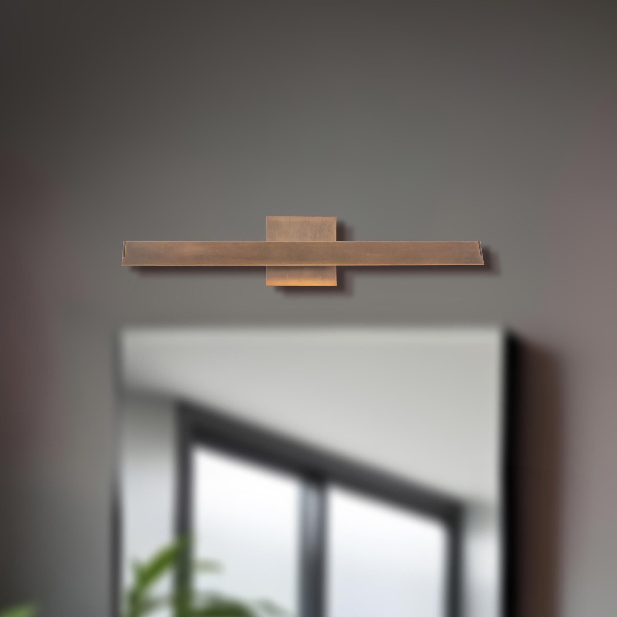 Shown in Vintage Brass finish and White Acrylic Diffuser glass