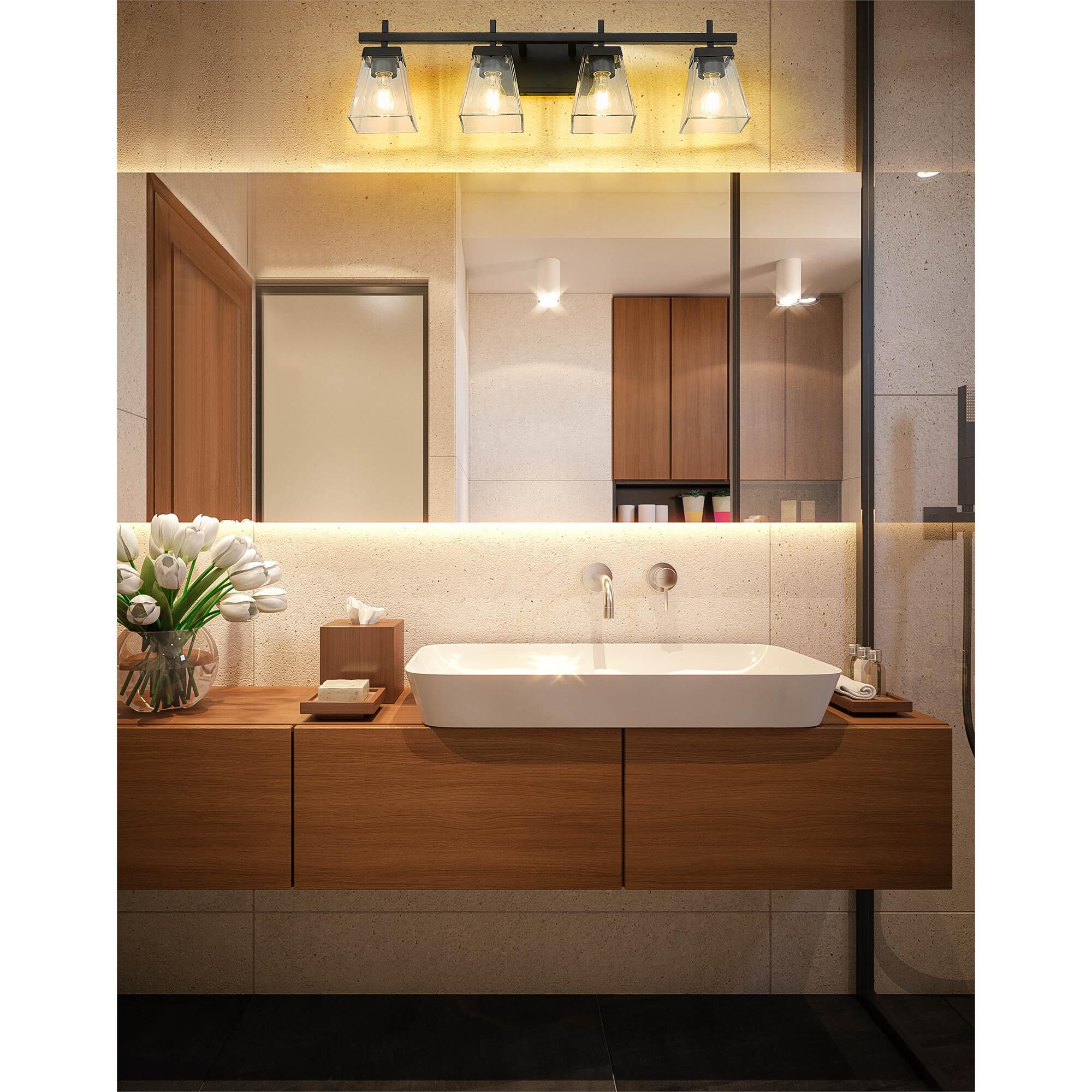 Lauren 30 Inch 4 Light Bath Vanity Light by Z-Lite