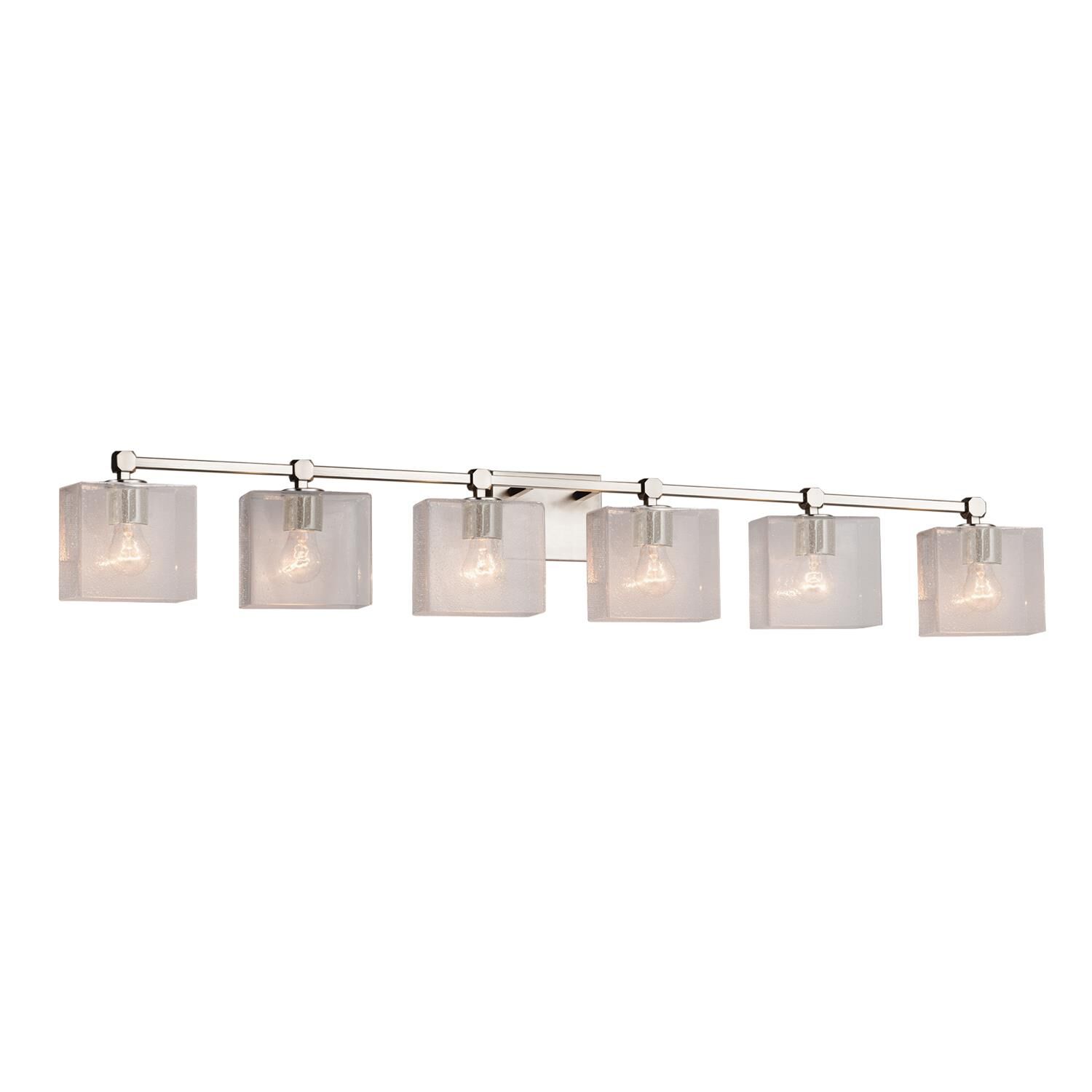 Fusion - Tetra 48 Inch 6 Light Bath Vanity Light by Justice Design Group