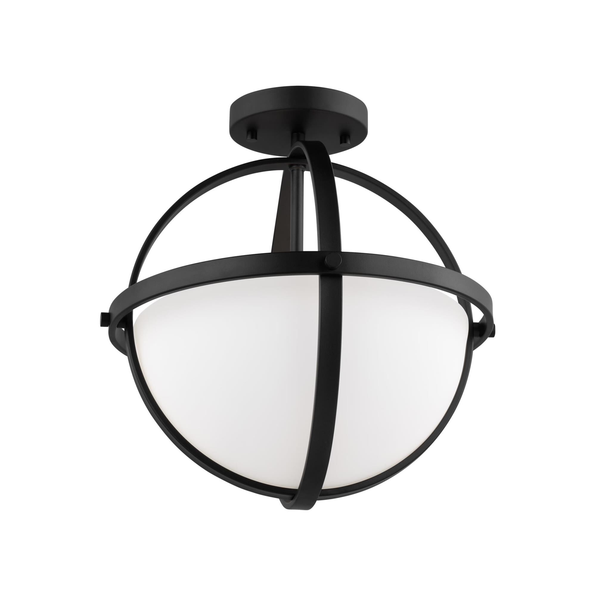 Shown in Midnight Black finish and Etched and White Inside glass