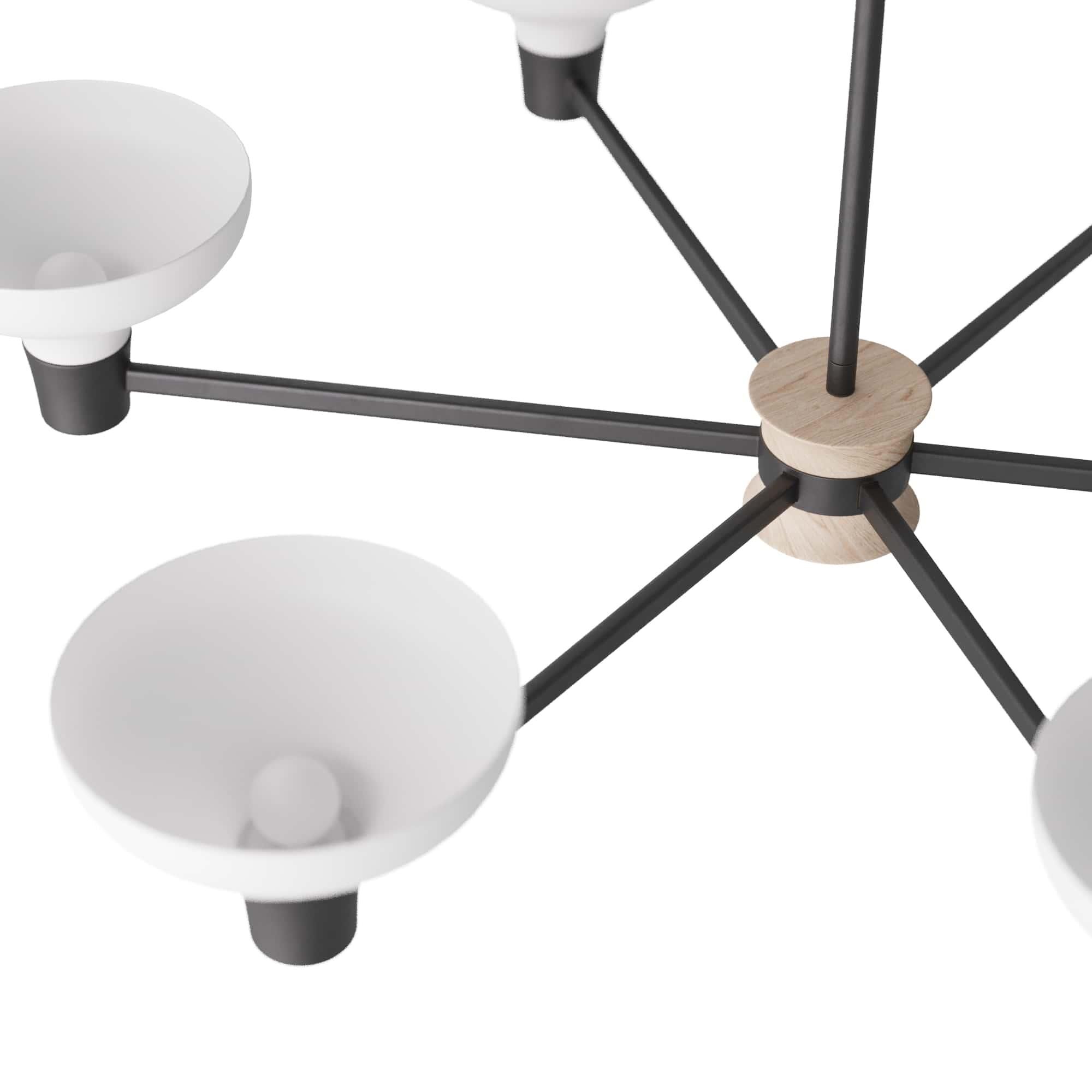 Thatcher 42 Inch 6 Light Chandelier by Arteriors Home